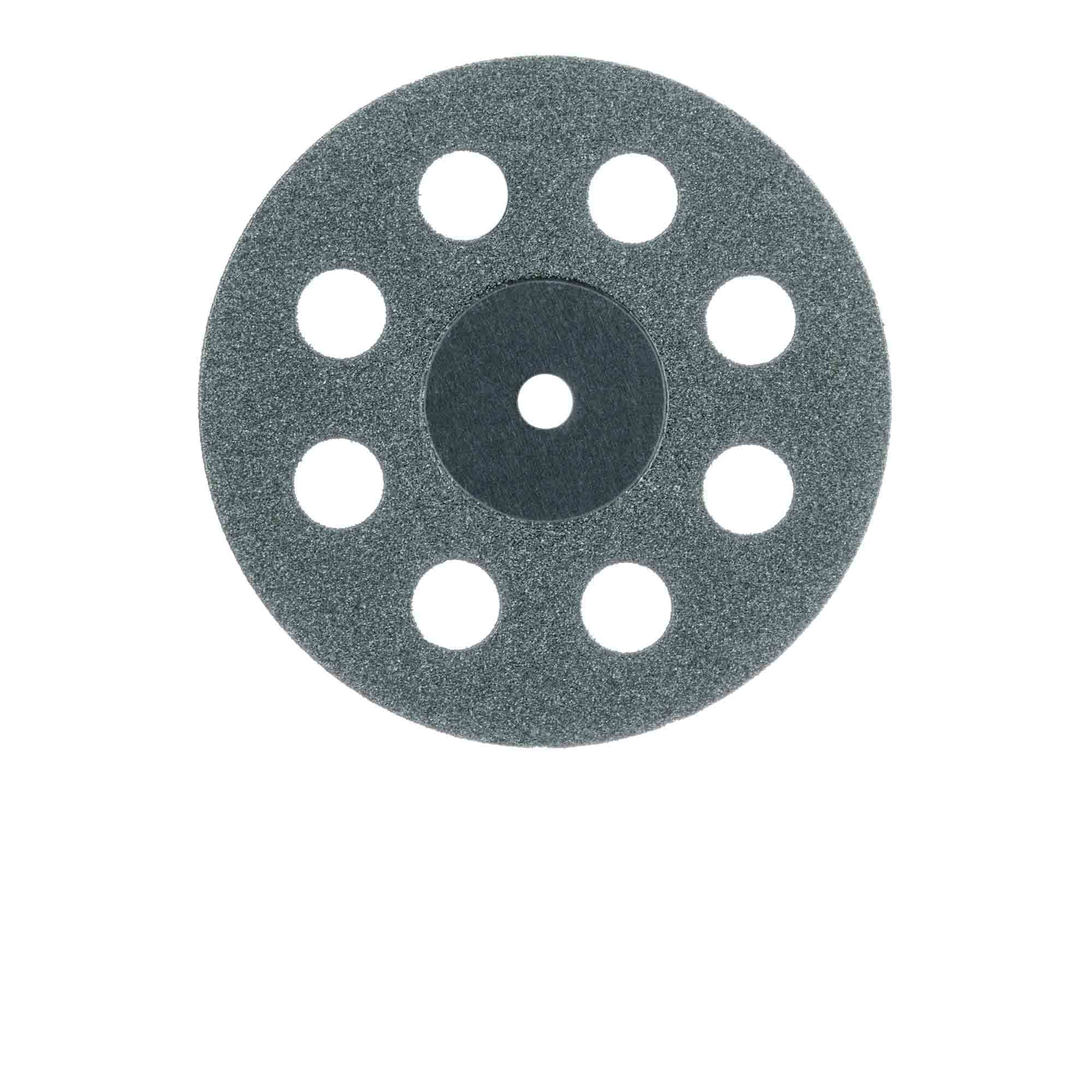 Meisinger 932DF-220-UNM Double Sided Perforated Diamond Disc, Fine Grit, Unmounted, 22mm, 1/Pk thumbnail 2
