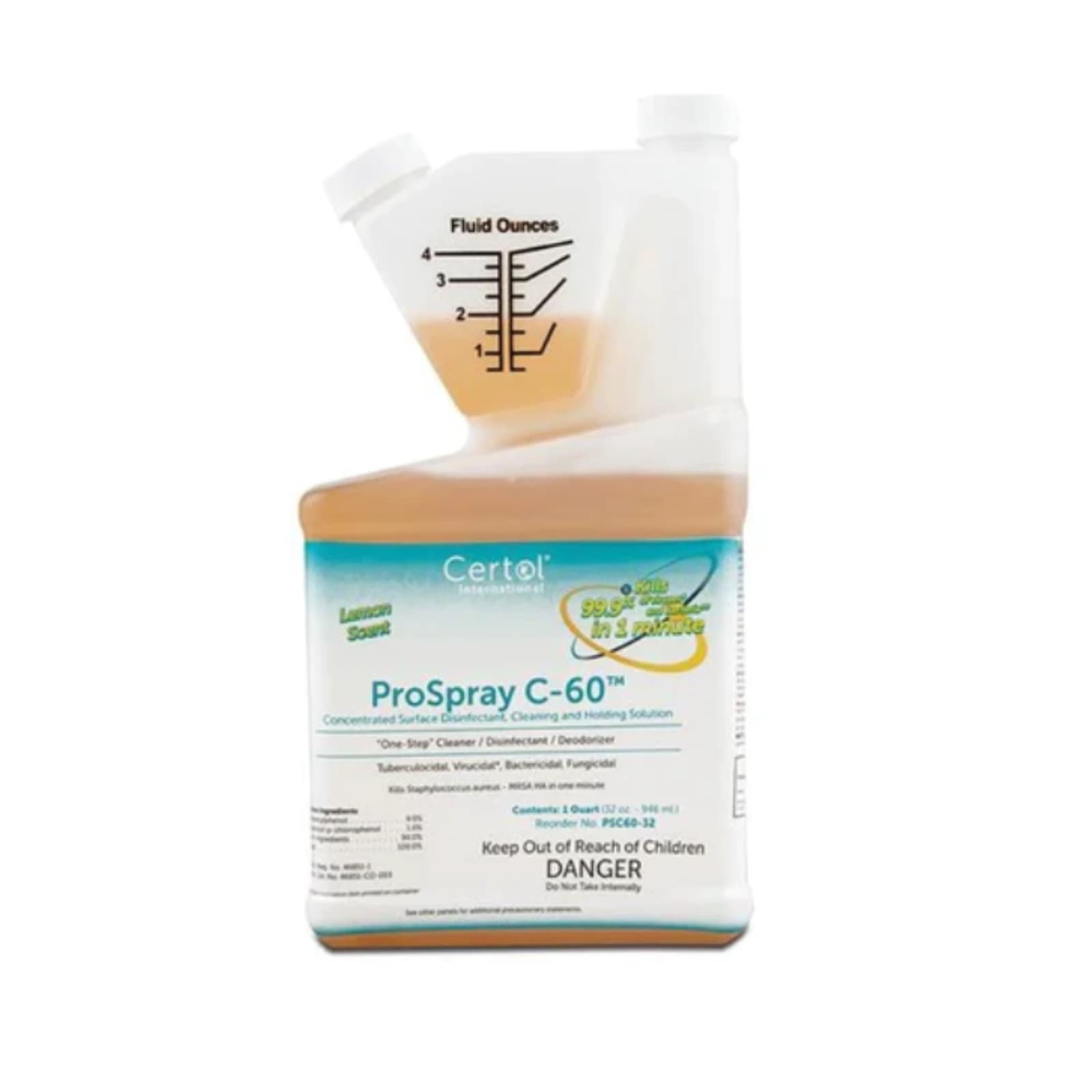 ProSpray C-60 Concentrated Disinfectant/Cleaner, 32 oz Meter Dose Bottle - ProSpray C-60 Concentrated Disinf/Cleaner 32oz Meter Dose - Image 1