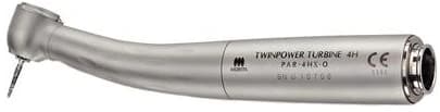 TwinPower Turbine High Speed Air Handpiece, Standard Head, Contra Angle, Autochuck Push Button, LED Light, Triple Spray, 4H PAR-4HEX-O, 16-5340888 thumbnail 3