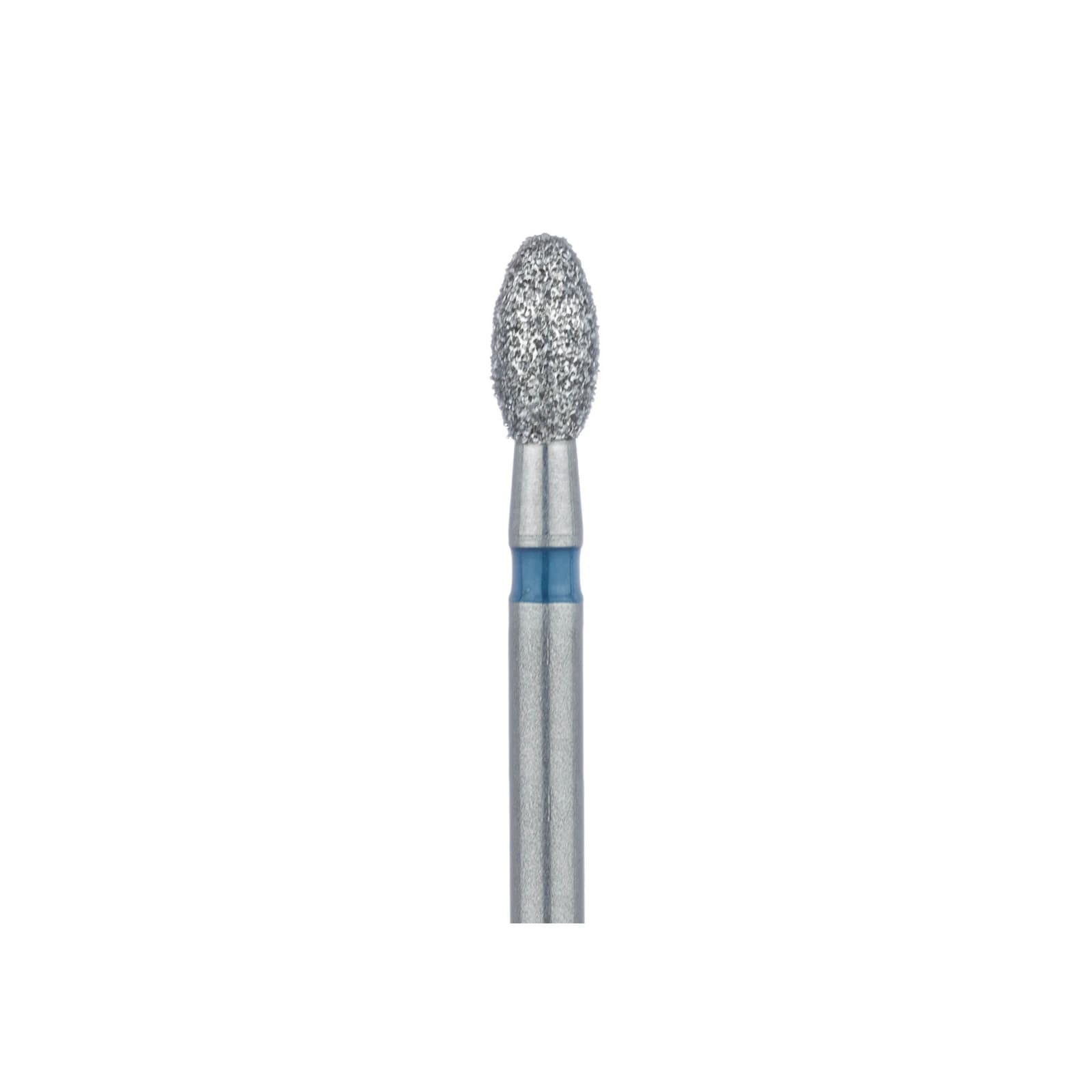 Meisinger 833U-023-FG Ultra-Fine Diamond Bur, Football/Egg Shape, Friction Grip, 2.3 mm Head Diameter, White Ring, 5/Pk thumbnail 3