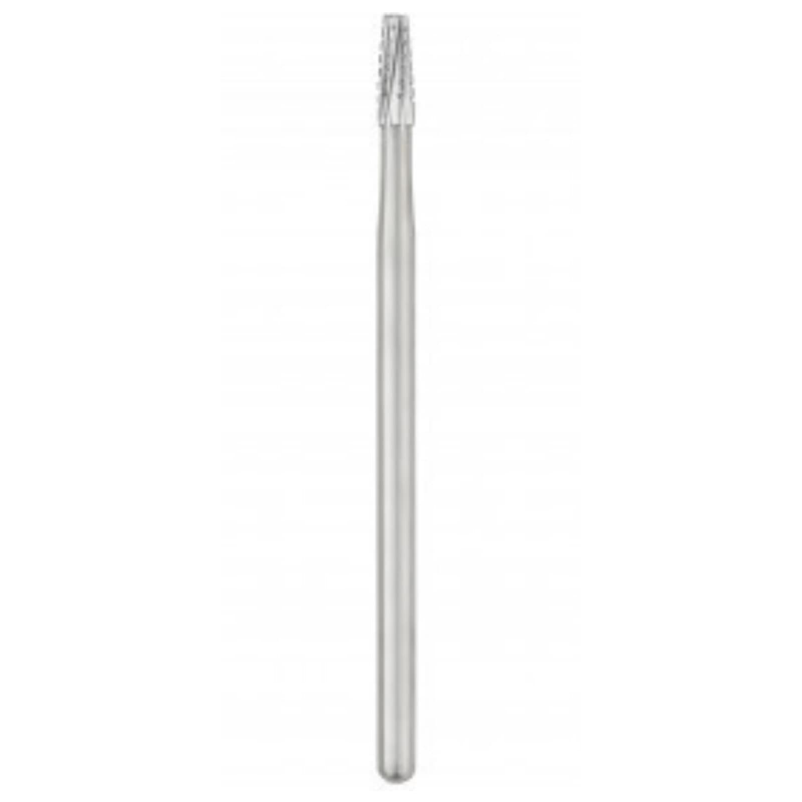 SS White #702 Oral Surgery Carbide Bur, Cross Cut Fissure, HP Shank #5, 1.6 mm Head Diameter, 59 mm Length, Sterile, 10/Pk, 30063 thumbnail 3