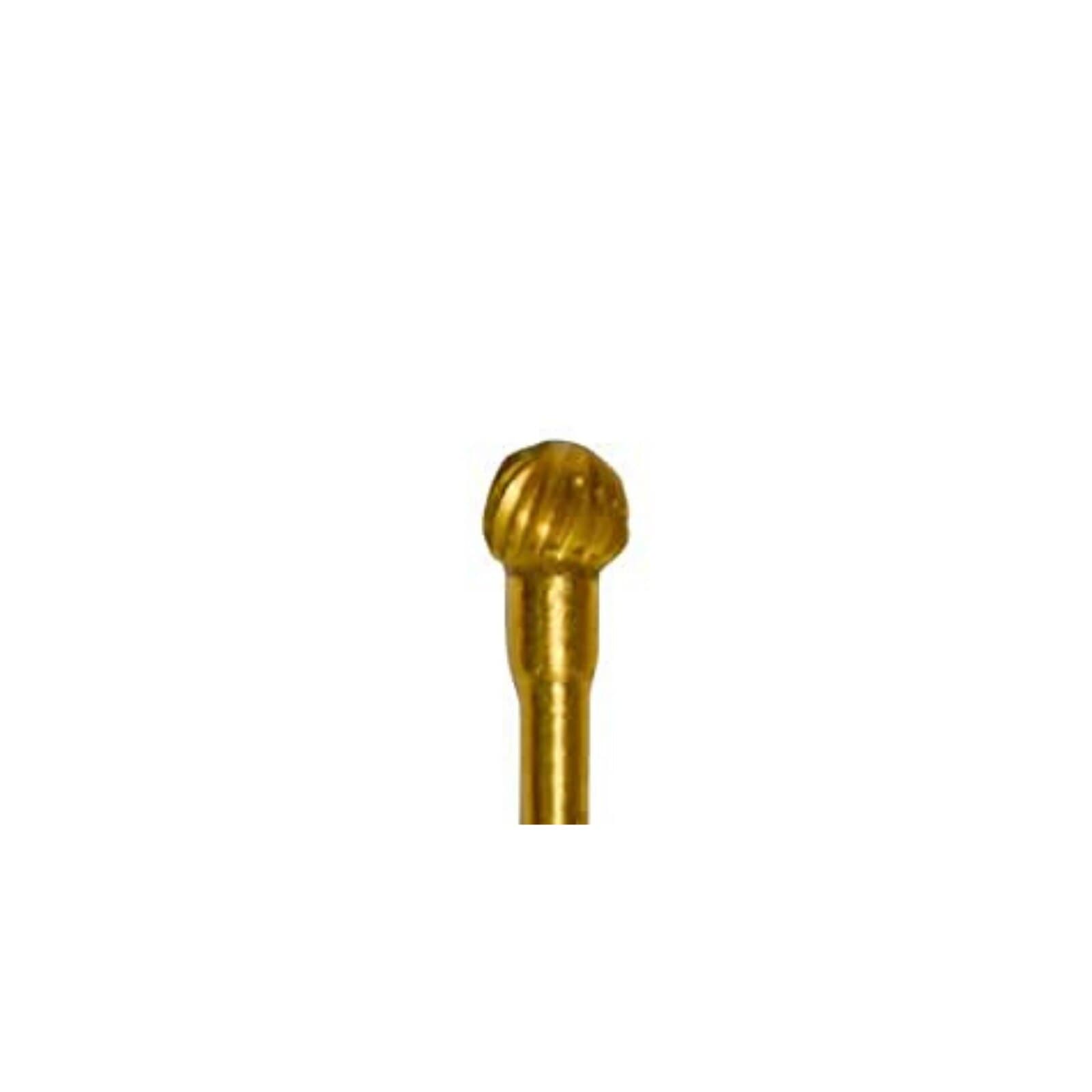 Buffalo Dental Abbott-Robinson Carbide Laboratory Bur, 52D Round, Dual Cut, Regular, HP (Friction Grip), 18080 thumbnail 2