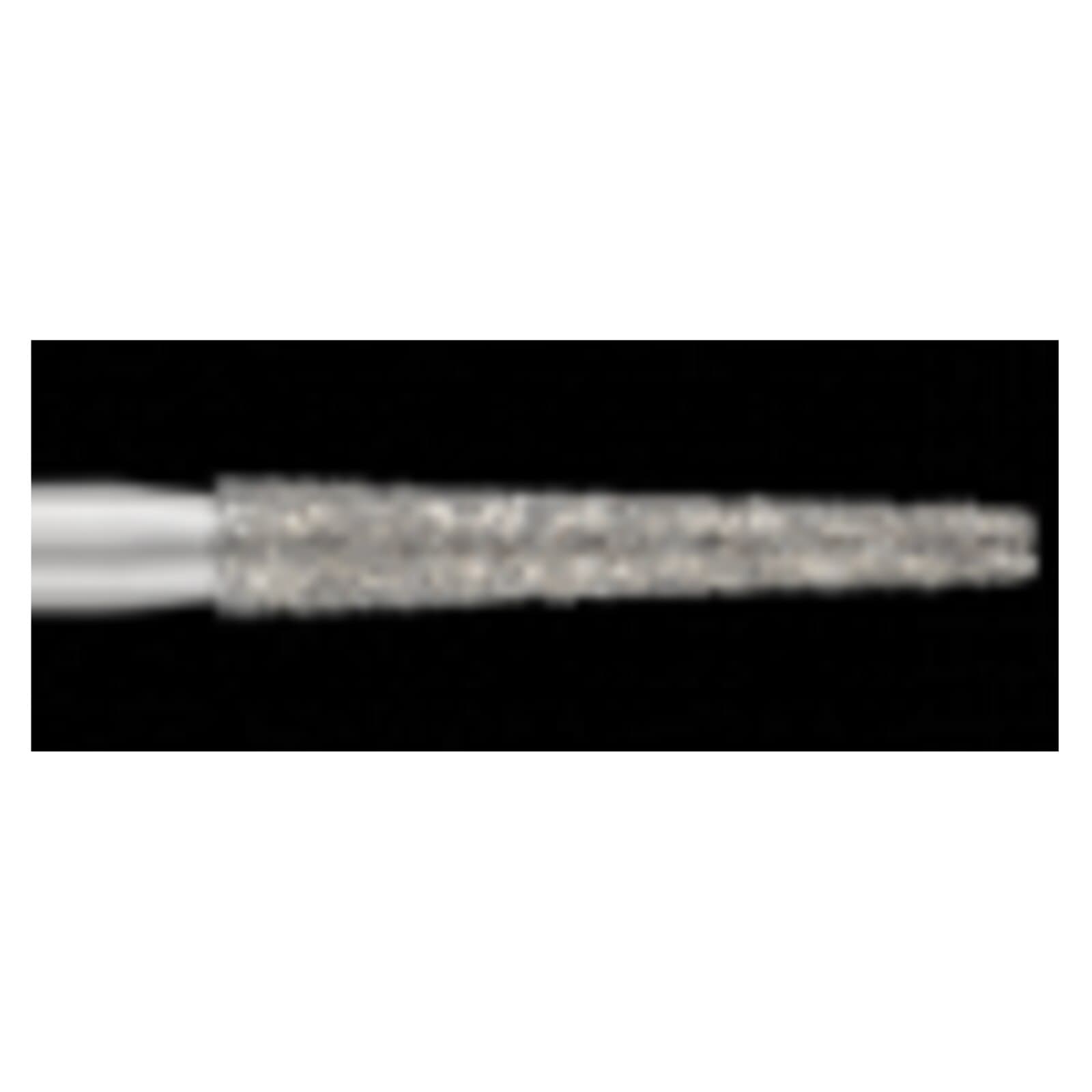 SS White Piranha Single-Use Diamond Bur, Fine Grit, Flat End Taper, FG, 848-018F, 25/Pk thumbnail 2