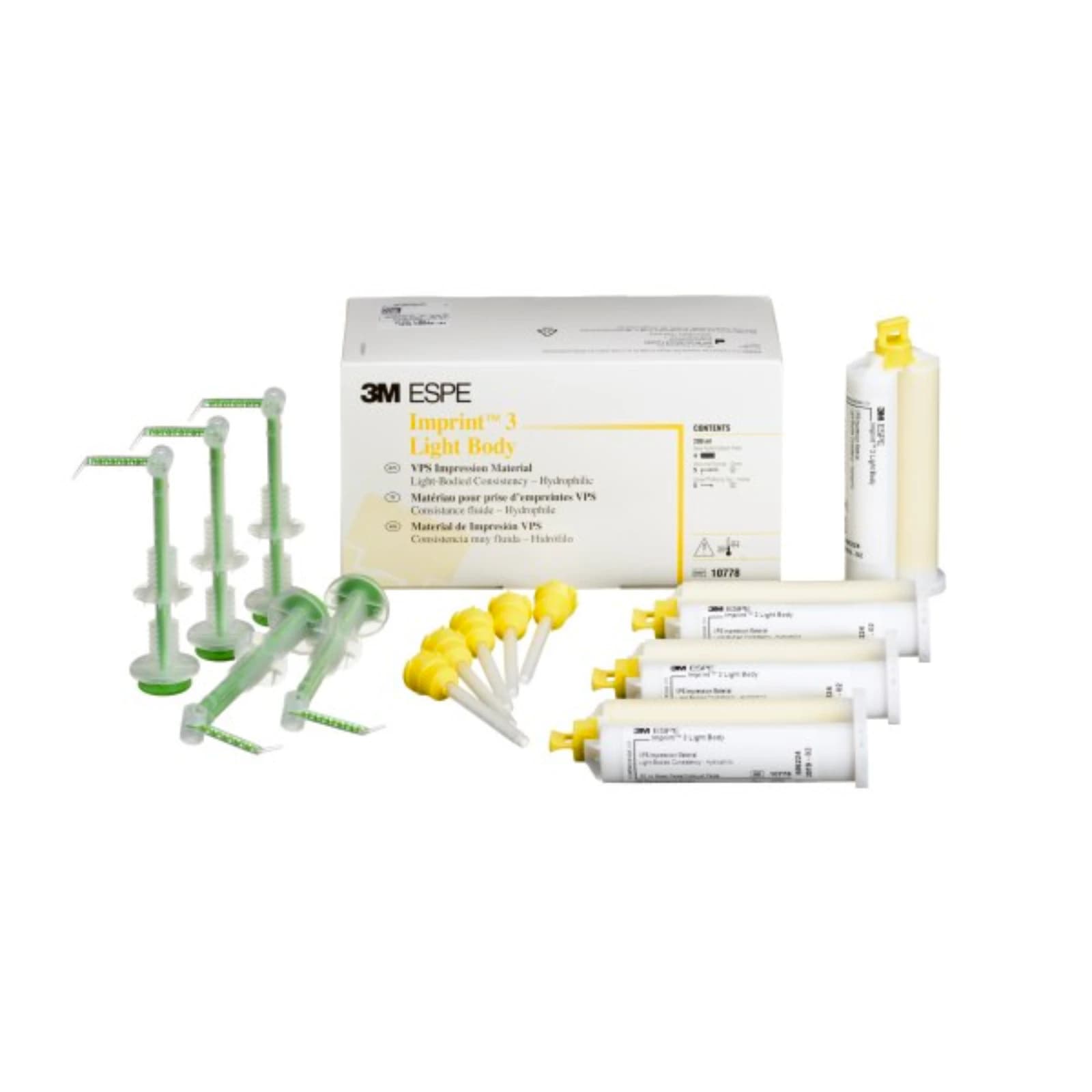 3M™ Imprint™ 3 Light Body VPS Impression Material Refill, 4 x 50 mL Garant Cartridges, Yellow, 10778 thumbnail 7