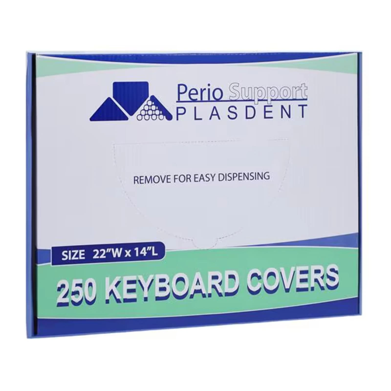 Plasdent Keyboard Cover Sleeves with Cuff, 22" x 14", Clear, 250/Box, PS400 thumbnail 7