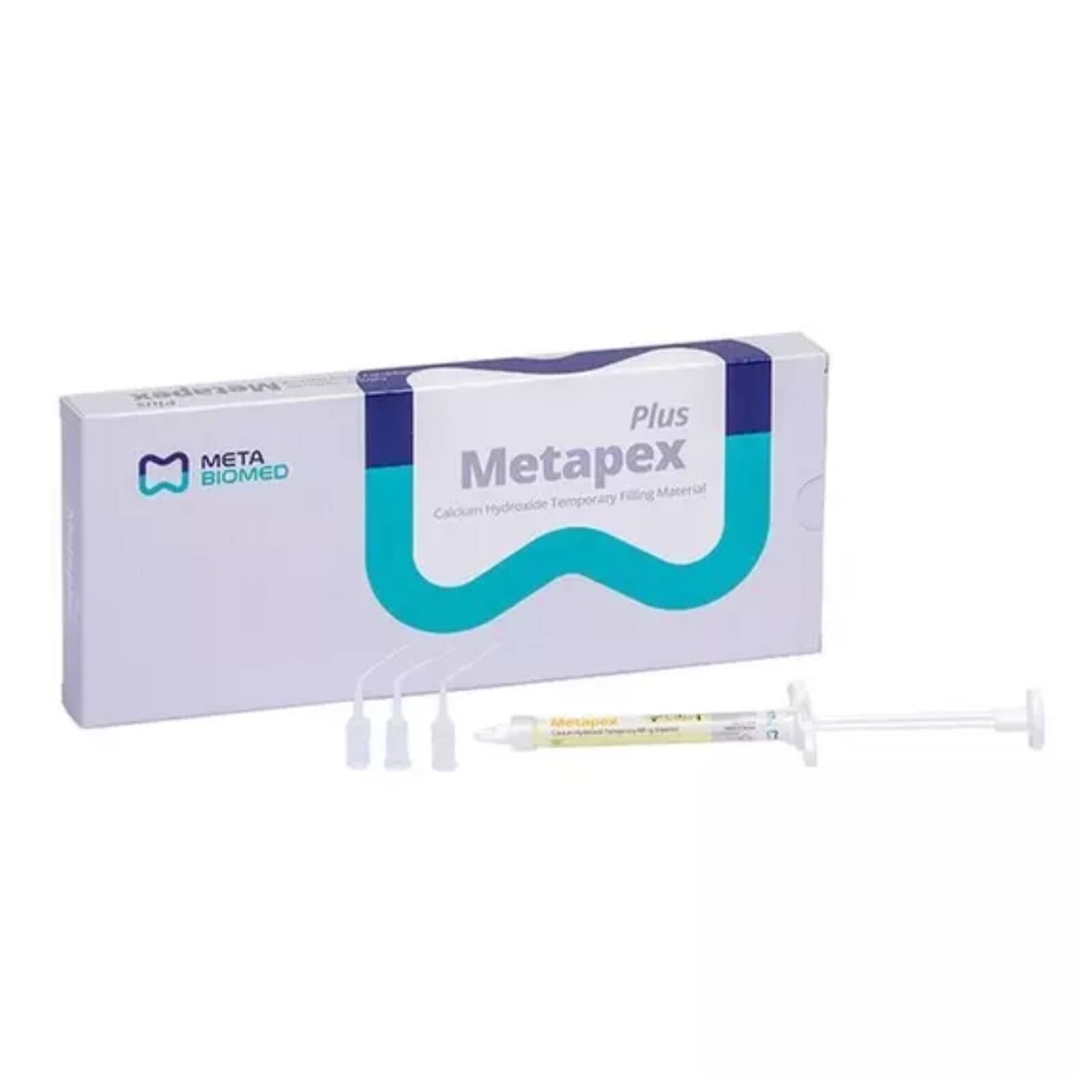Metapex PLUS Calcium Hydroxide with Iodoform Root Canal Filling Material, 2.2g Syringe with 20 Tips, 302002 thumbnail 2
