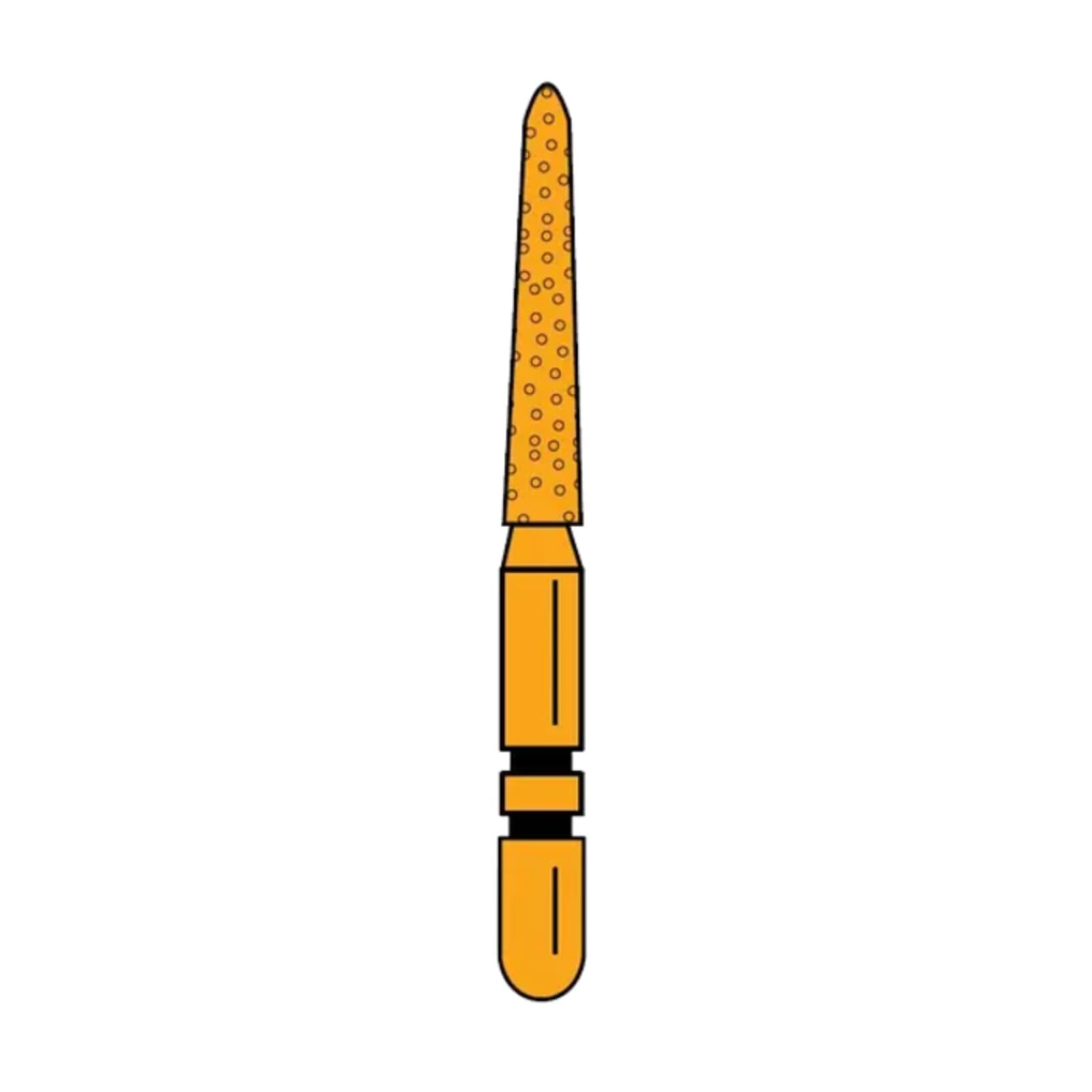 Two Striper Gold-Plated Diamond Burs, FGSS, Curettage, 253.SB S, 1.6 mm, Medium, Blue, 5/Pk, 2015921 thumbnail 3