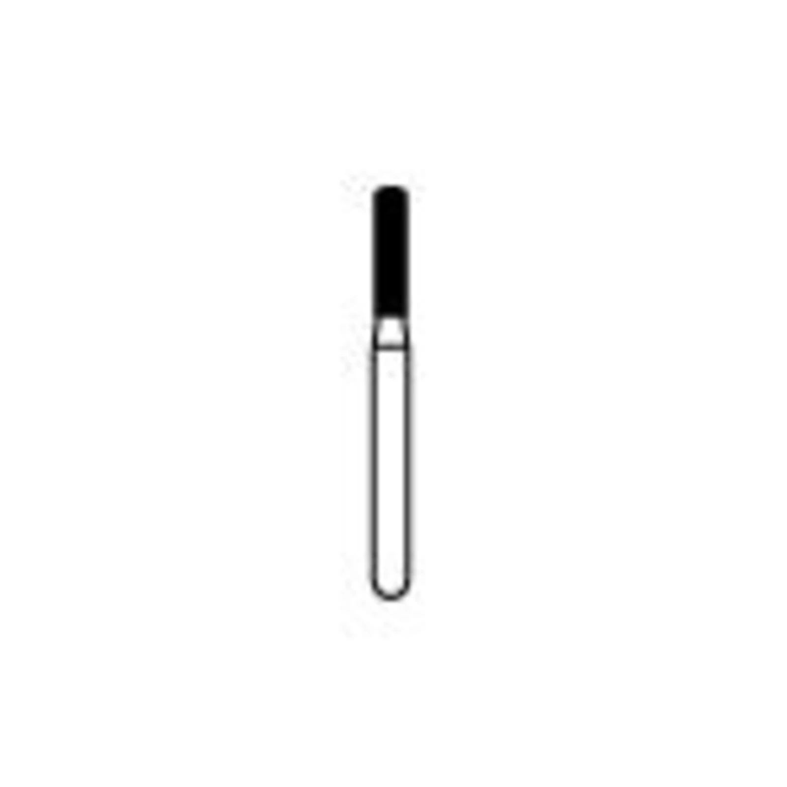 NTI FG Diamond Bur, Coarse Grit, Modified Shoulder Cylinder, Friction Grip, #836KR-014, 1.4 mm Diameter, 6.0 mm Length, Green Ring, 5/Pkg thumbnail 2