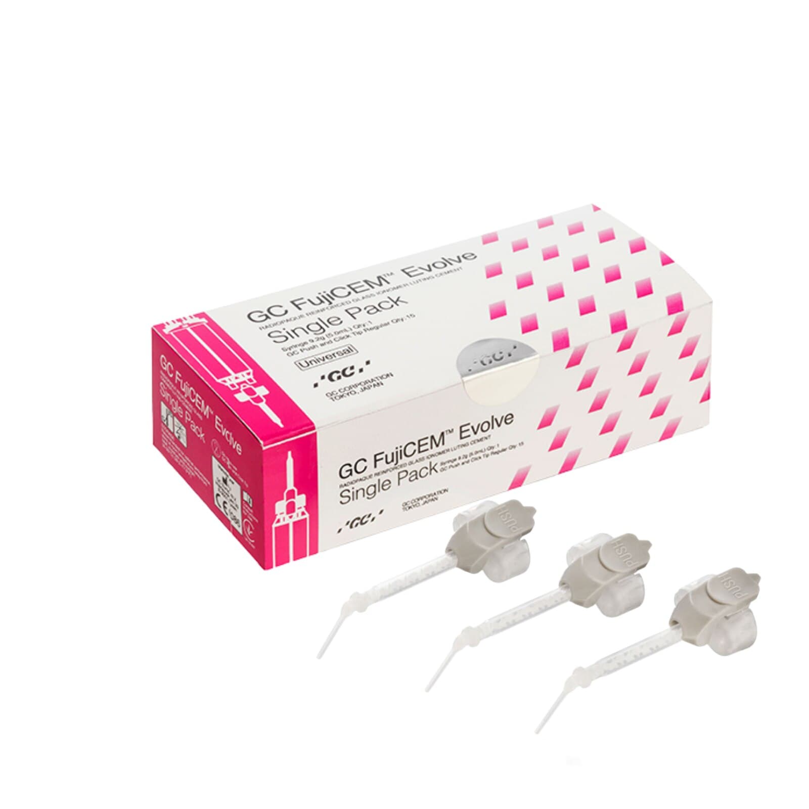 GC FujiCEM Evolve Push and Click Endo Mixing Tips, 15/Pk, 012955 thumbnail 8