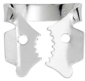 Hygenic Rubber Dam Clamp, #12A, Winged, Gloss Finish, Serrated Jaw, Upper Left Molar, 1/Pk, H02706 thumbnail 7