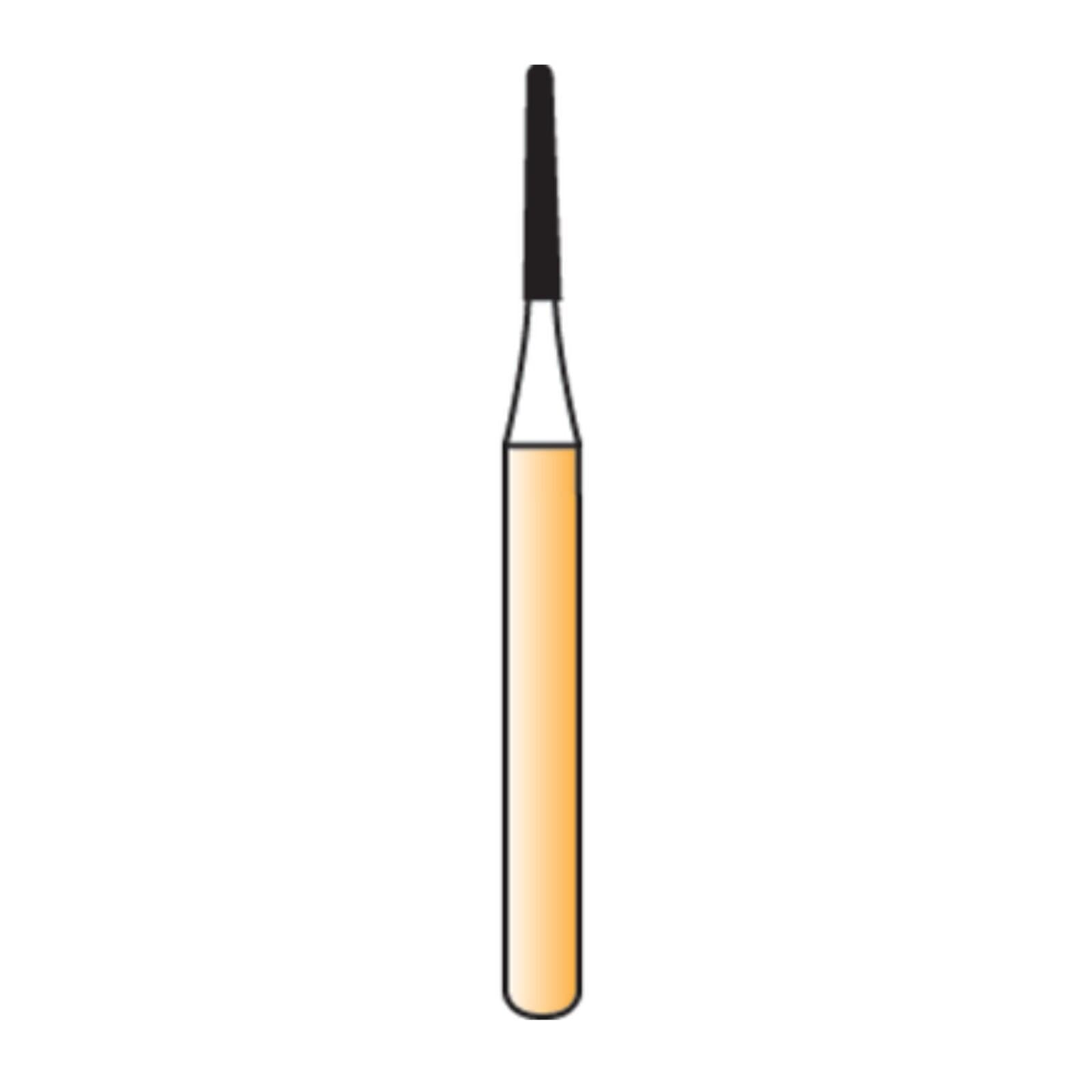 Alpen Carbide Trimming & Finishing Bur, Round End Taper, 12-Blade, Friction Grip, #7664, 1.4 mm Diameter, 5/Pkg - Alpen&reg; Trimming & Finishing Burs - 12-Blade - #7664 - Image 1