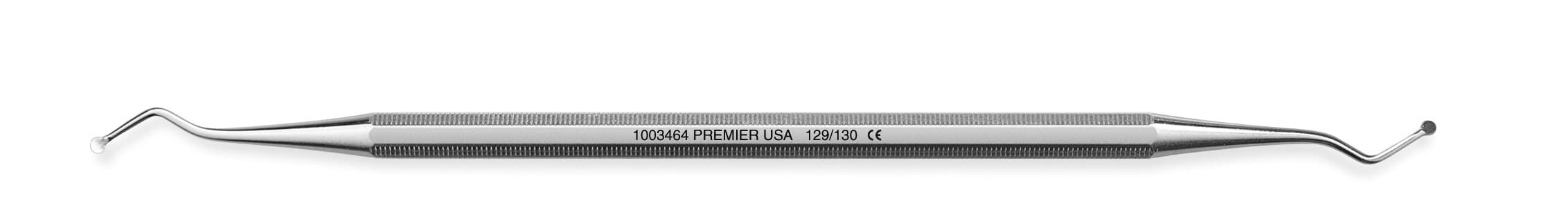 Premier Excavator, Double-End, Octagonal Handle, #129/130, 1/Pk, 1003464 thumbnail 2