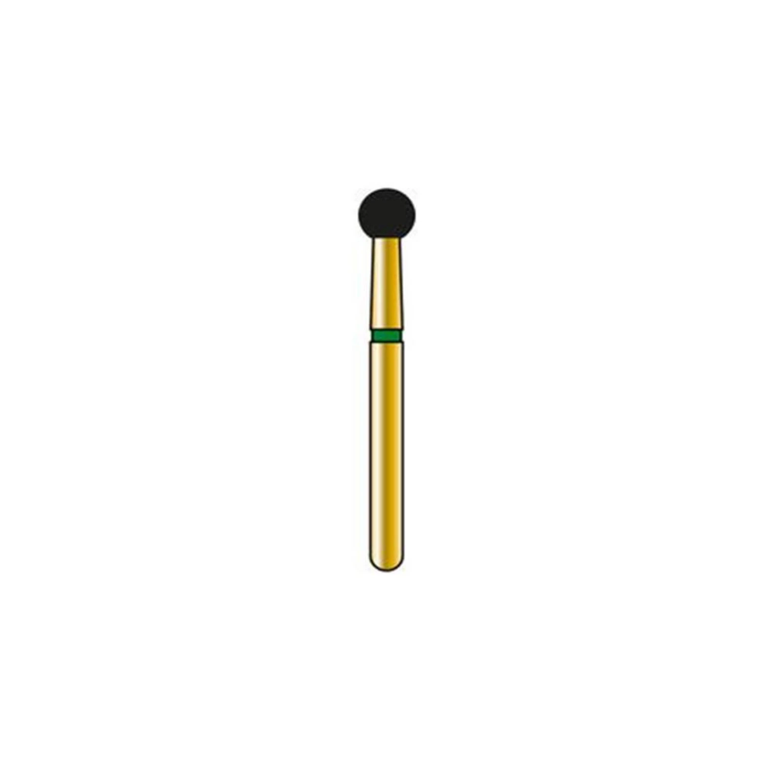 Alpen Multilayer Diamond Bur FG 801-027C, Coarse Grit, Round, Friction Grip, 5/Pk - Alpen Diamond FG 801-027C Coarse 5/Pk - Image 1