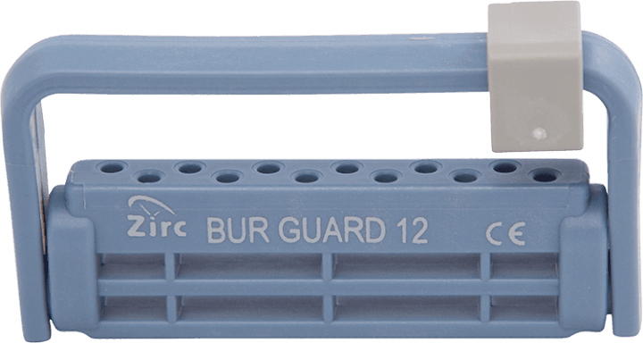 Zirc Steri-Bur Guard, 12-Hole, Blue, Autoclavable, 1/Pk, 50Z406B thumbnail 9