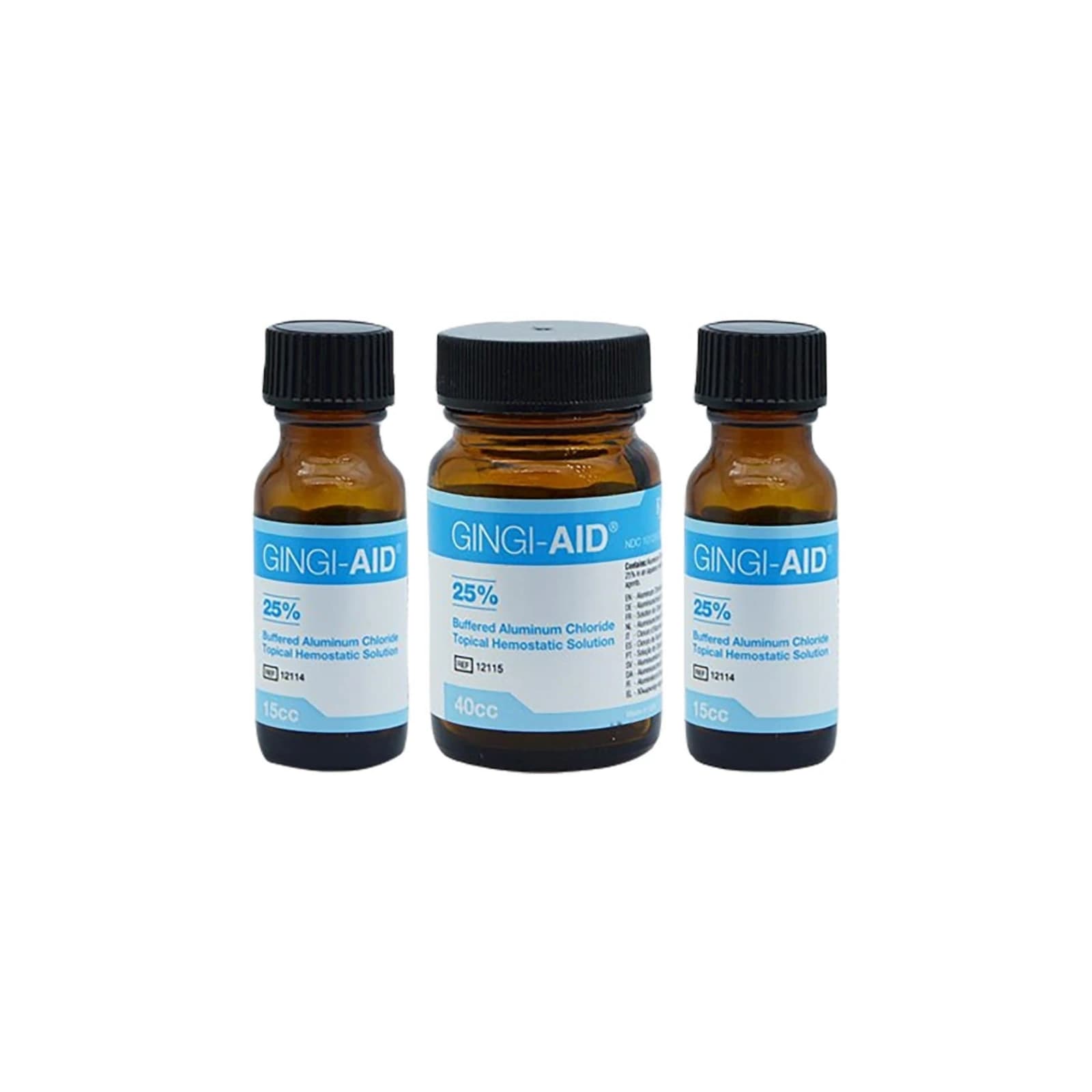 Gingi-Aid® 25% Buffered Aluminum Chloride Hemostatic Solution, 40 mL Bottle - Gingi-Aid® Solution 25% 40ml - Image 1