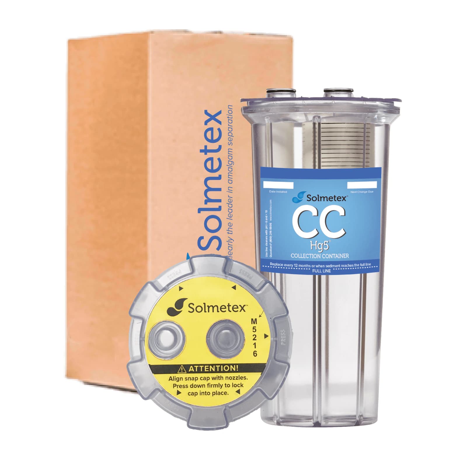 Solmetex Hg5 Legacy Replacement Collection Container with Recycle Kit, HG5-002CR thumbnail 7