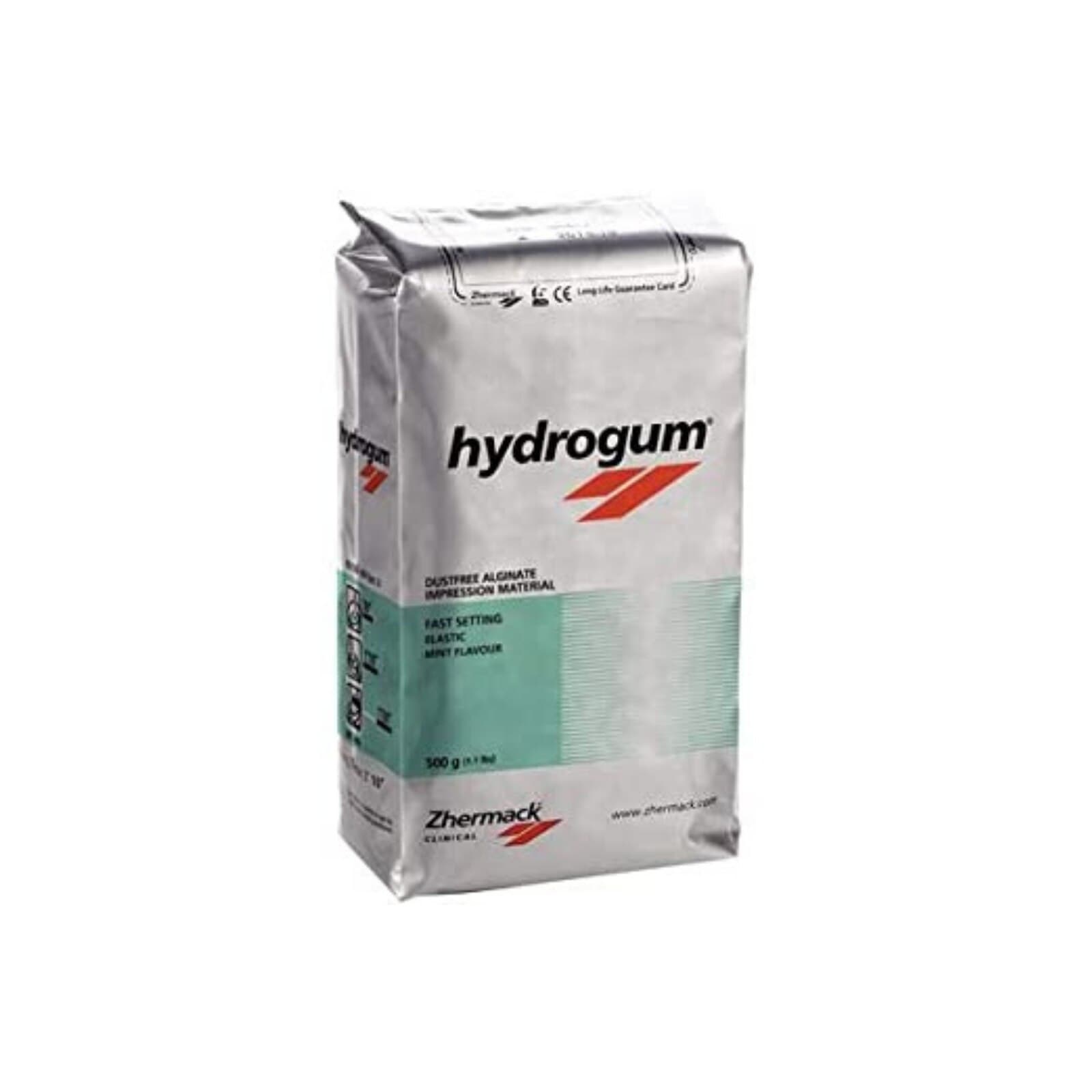 Zhermack Hydrogum Fast-Set Alginate Impression Material, Mint Flavor, Green, 500 g (1.1 lb) Bag, C302025 thumbnail 3