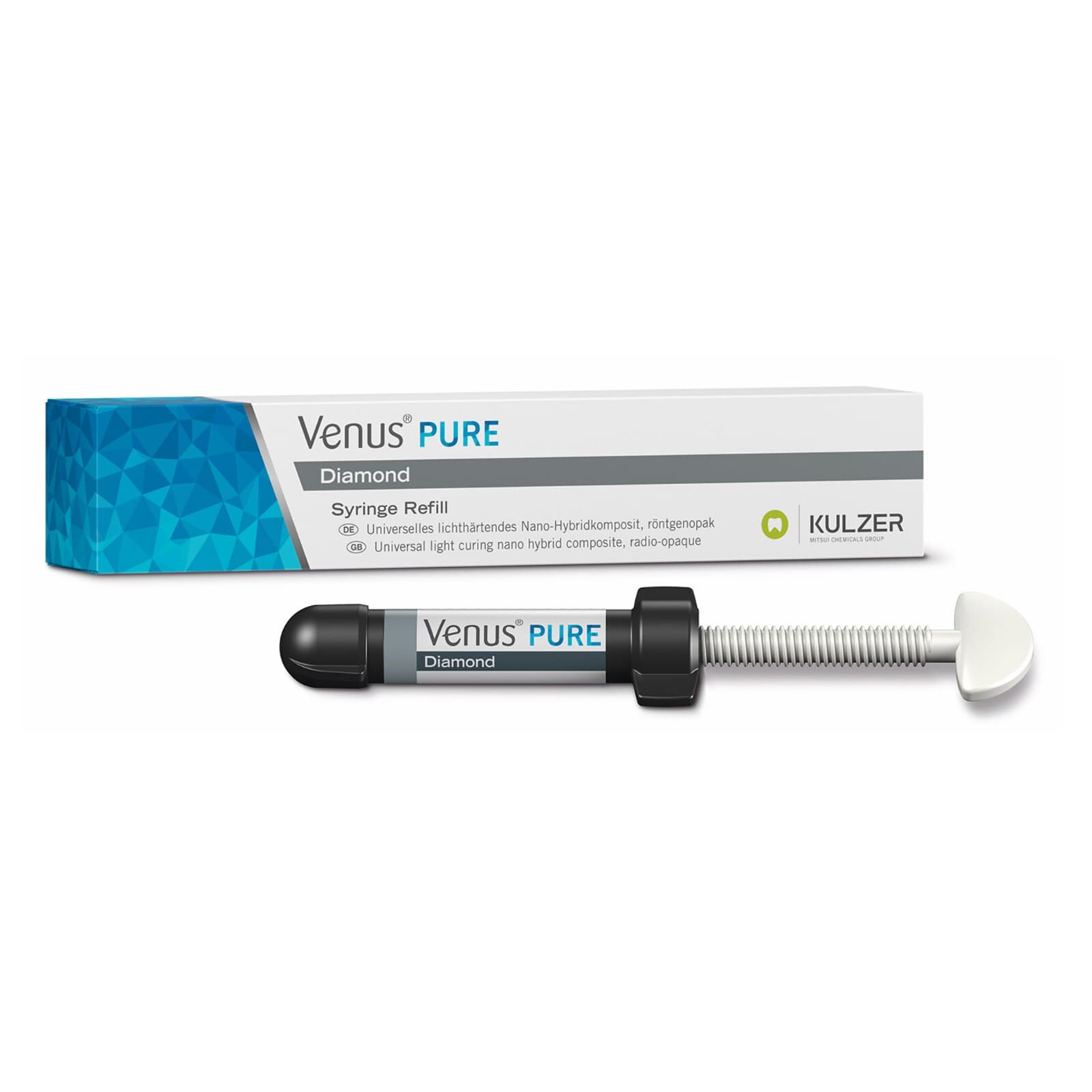Venus Diamond Pure Universal Composite Syringe Refill, 4g, Dark, 66096874 thumbnail 2