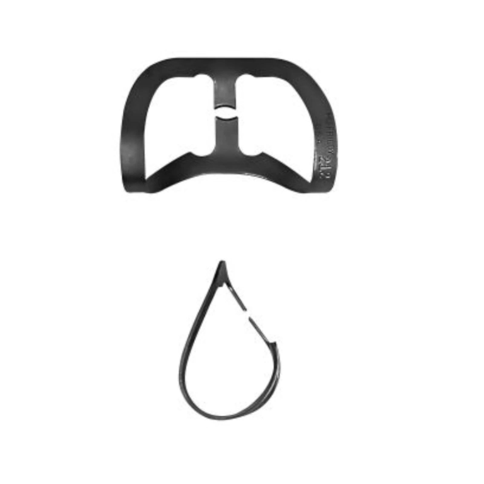 Hu-Friedy Black Line Rubber Dam Clamp #212, Wingless, Serrated Jaws, Anterior, RDCM212X thumbnail 2