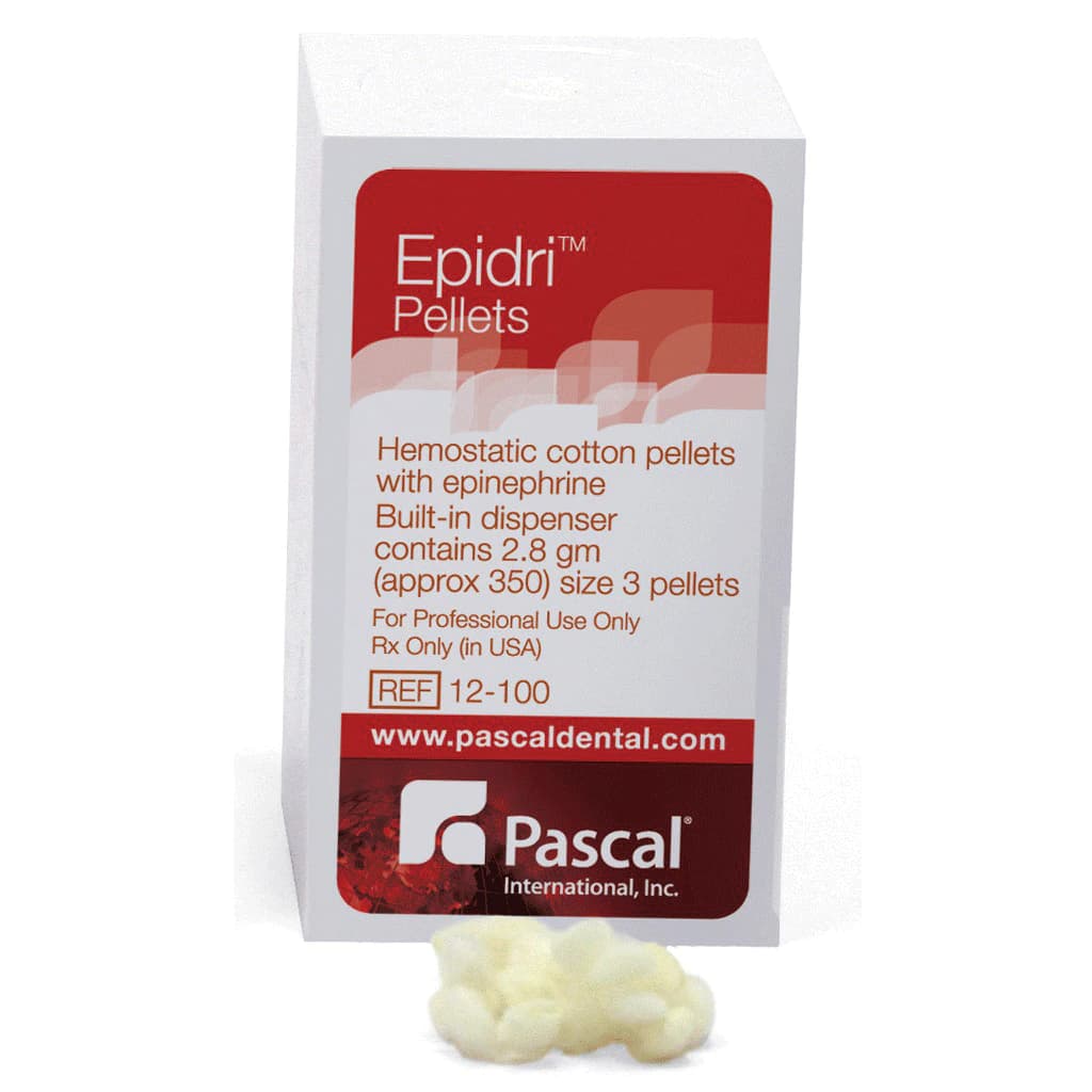 EpiDri Hemostatic Cotton Pellets with Epinephrine, Size #3 (4mm), Yellow, 1.9 mg Racemic Epinephrine HCl per Pellet, 350/Box, 12-100 thumbnail 7
