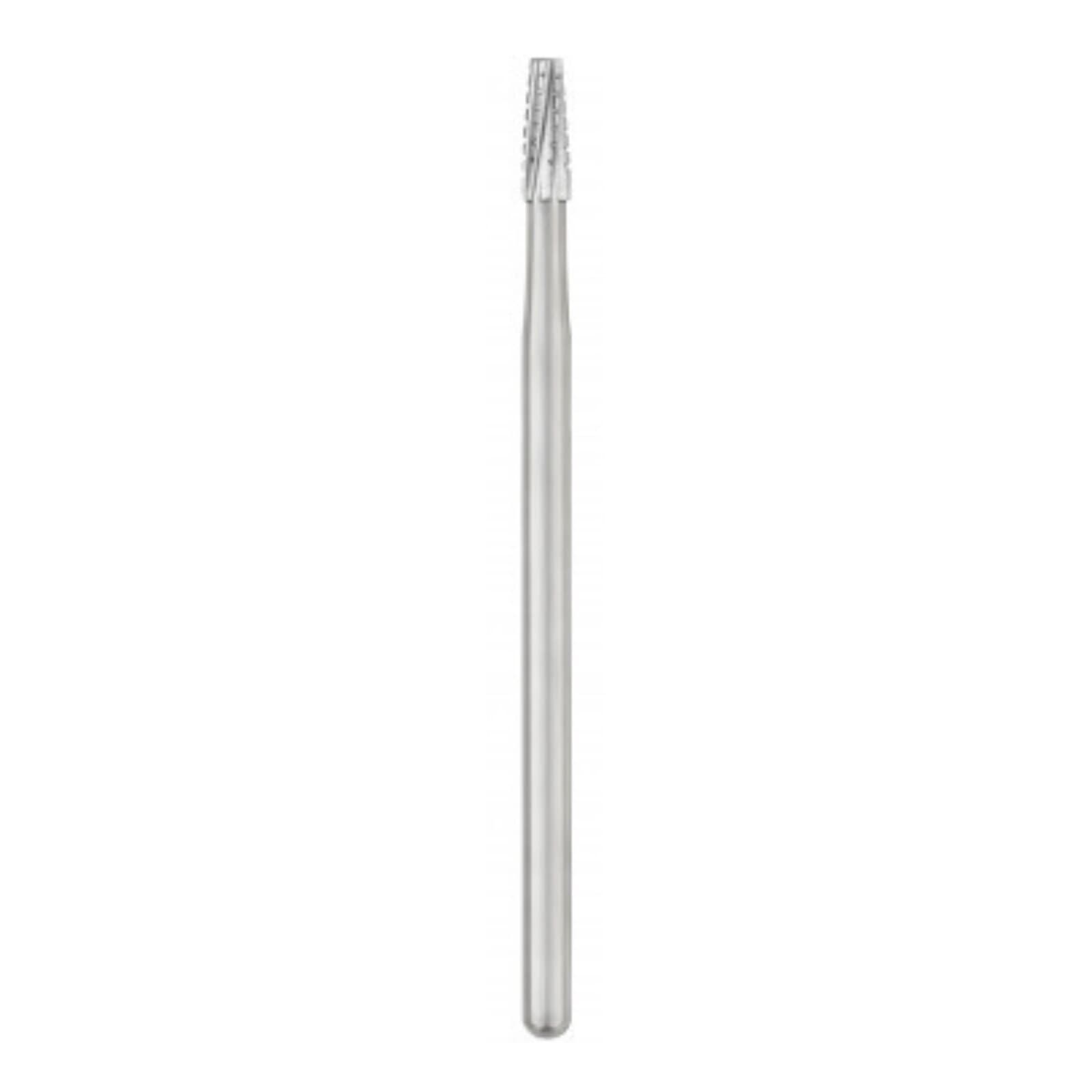 SS White Oral Surgery Carbide Bur, #702L, Cross Cut Tapered Fissure, 1.6 mm Diameter, 44.5 mm Length, Shank #4 (HP), Sterile, 10/Pk, 30055 thumbnail 3