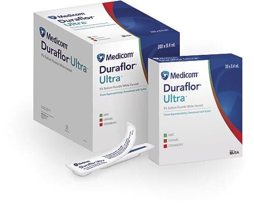 Duraflor Ultra 5% Sodium Fluoride White Varnish, Strawberry, 0.4 mL Unit Dose, 30/Box, 1016-ST30 thumbnail 7