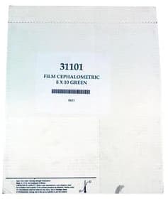 Flow X-Ray Cephalometric Film, Green Sensitive, 8" x 10", 100/Box, 31101 thumbnail 2