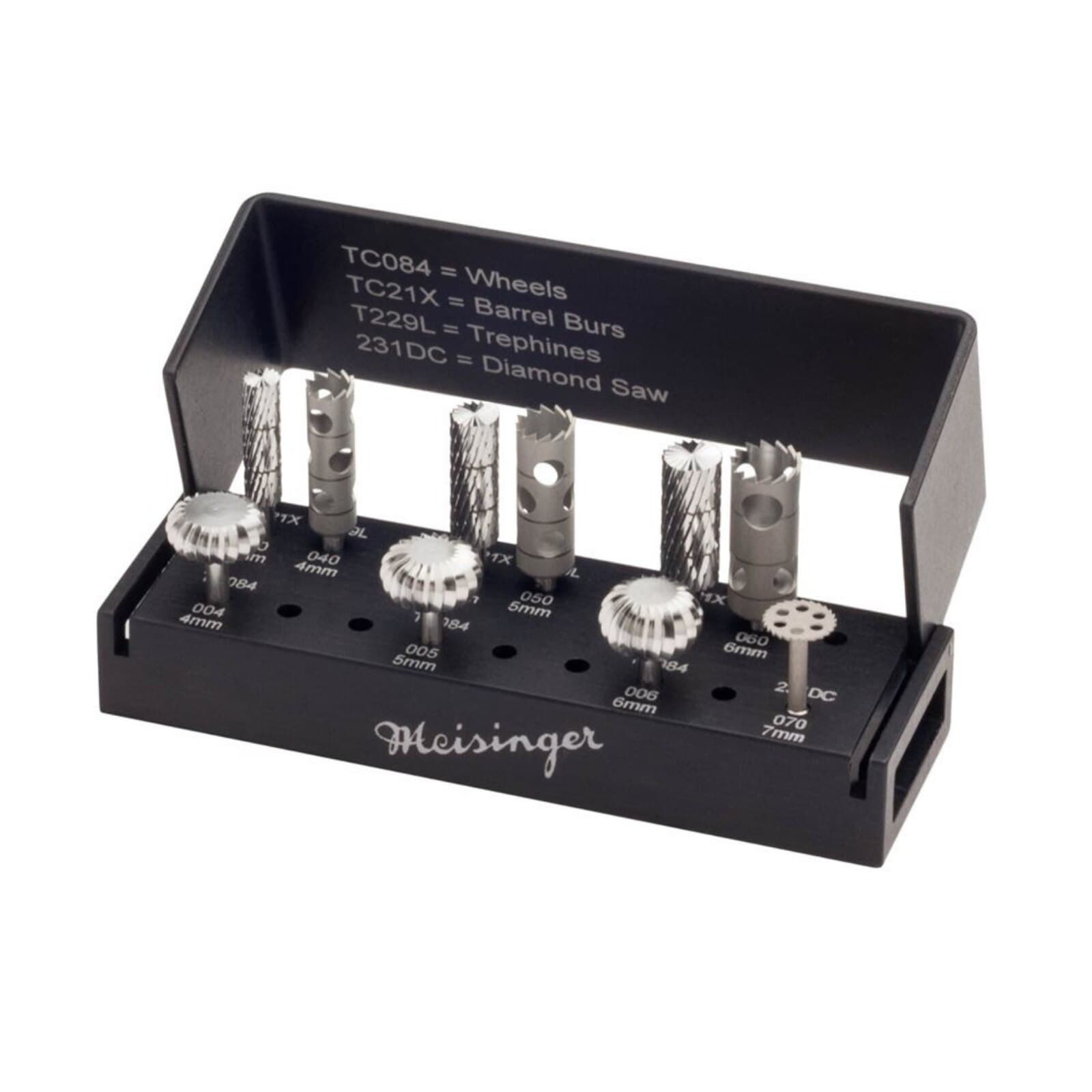 Meisinger Transfer Control Essentials Kit, Right Angle (RA), 12-Piece Surgical Rotary Kit - TRANSFER CONTROL ESSENTIALS KIT - Image 1