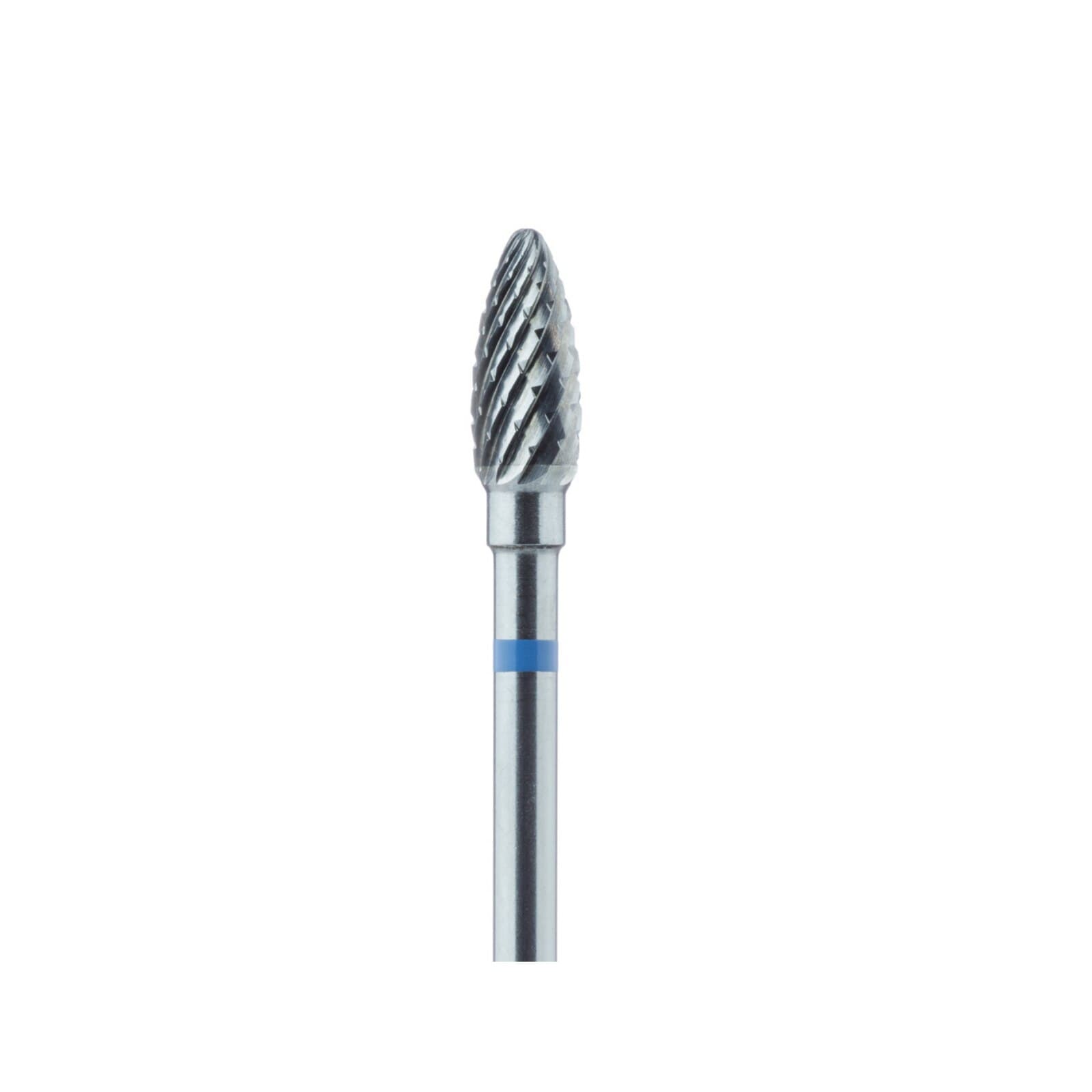 Meisinger HM251GX-040-HP Laboratory Carbide Bur, Tapered Round End, Cross Cut, 4.0 mm, Medium, Blue Ring, HP Shank, 1/Pk thumbnail 3