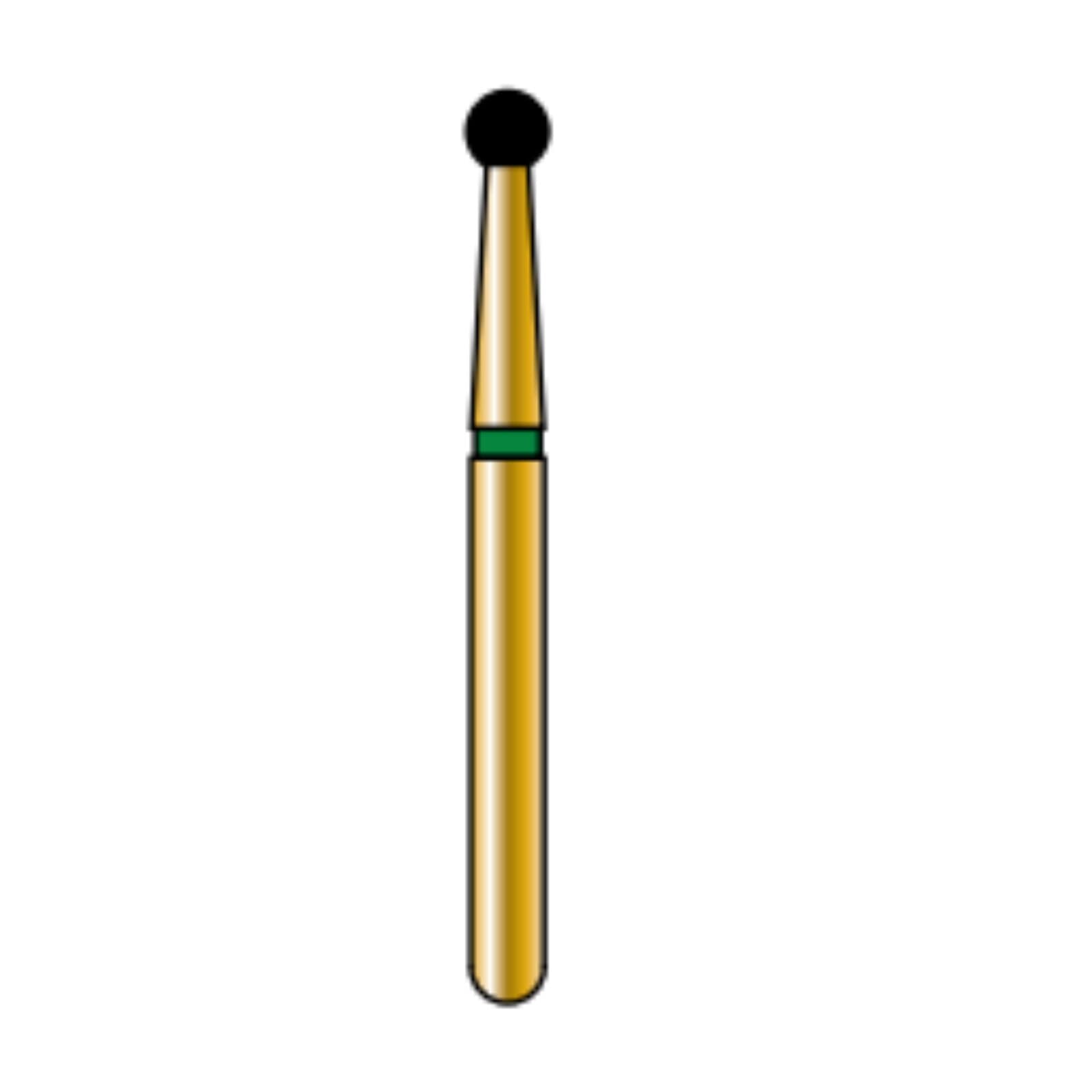 Coltene Whaledent Alpen Multilayer Diamond Bur FG 801-018, Fine Grit, Round 1.8mm, Friction Grip, 5/Pack, R801F018FG thumbnail 2
