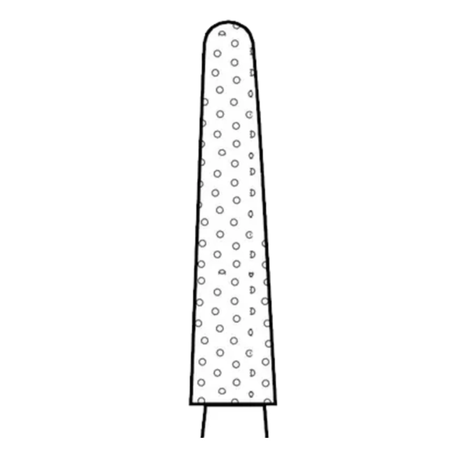 Two Striper ShortCut Diamond Bur, FGSS, Round-End Taper, 780.9 S, Coarse, Green, 2.1 mm Major/1.4 mm Minor, 9 mm Length, 5/Pk, 2015906 thumbnail 7
