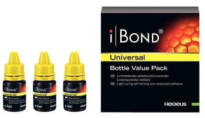 Kulzer iBOND Universal Light-Curing Adhesive, Bottle Value Pack, 3 x 4 mL, 66061412 thumbnail 16
