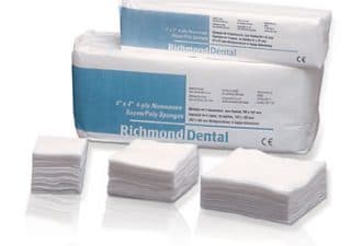 Richmond Rayon/Poly Non-Woven Sponges, 4" x 4", 4-Ply, Non-Sterile, 2000/Case, 300636 thumbnail 7