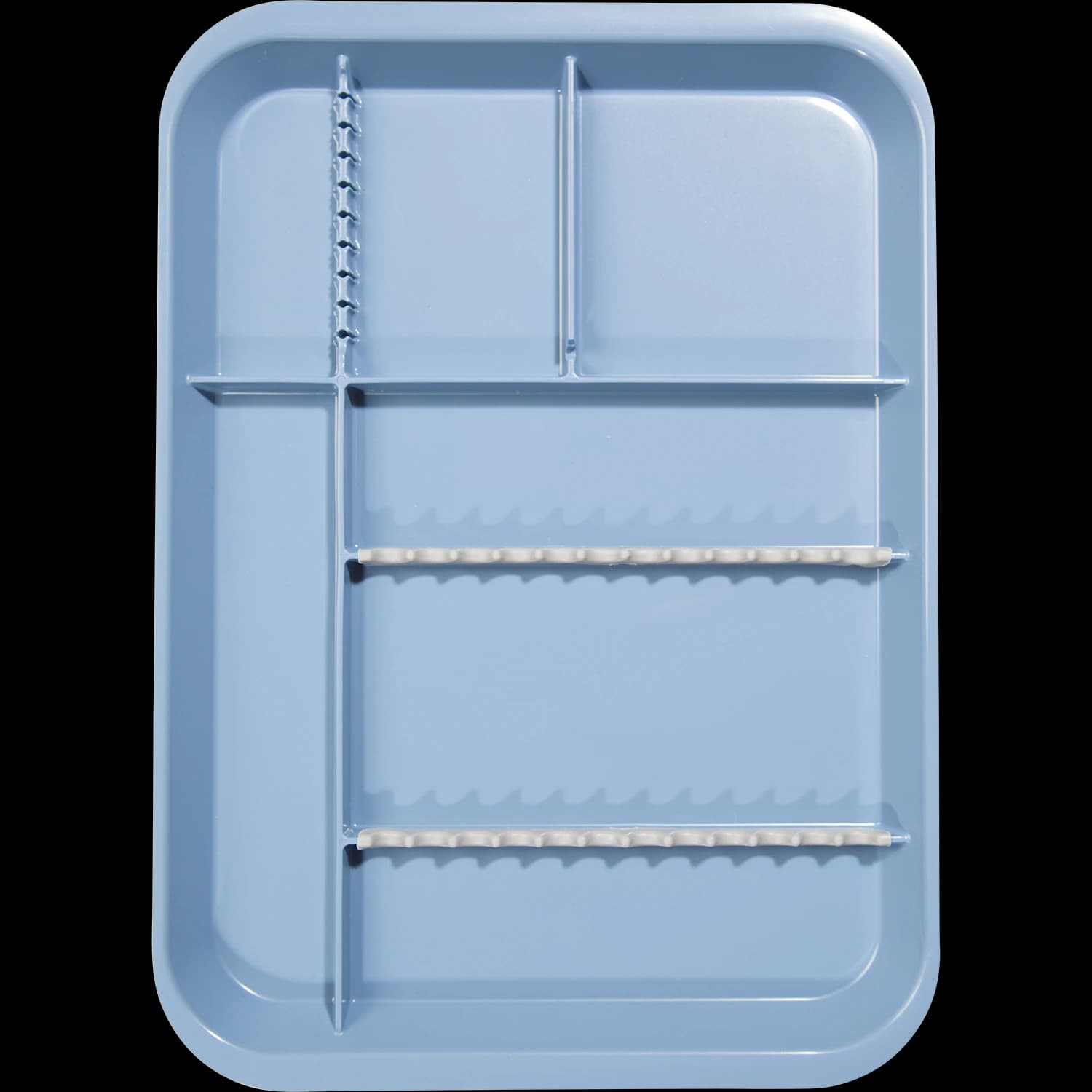 Zirc B-Lok Divided Setup Tray, Blue, Size B, 13-3/8" x 9-5/8" x 7/8", 20Z451B thumbnail 3