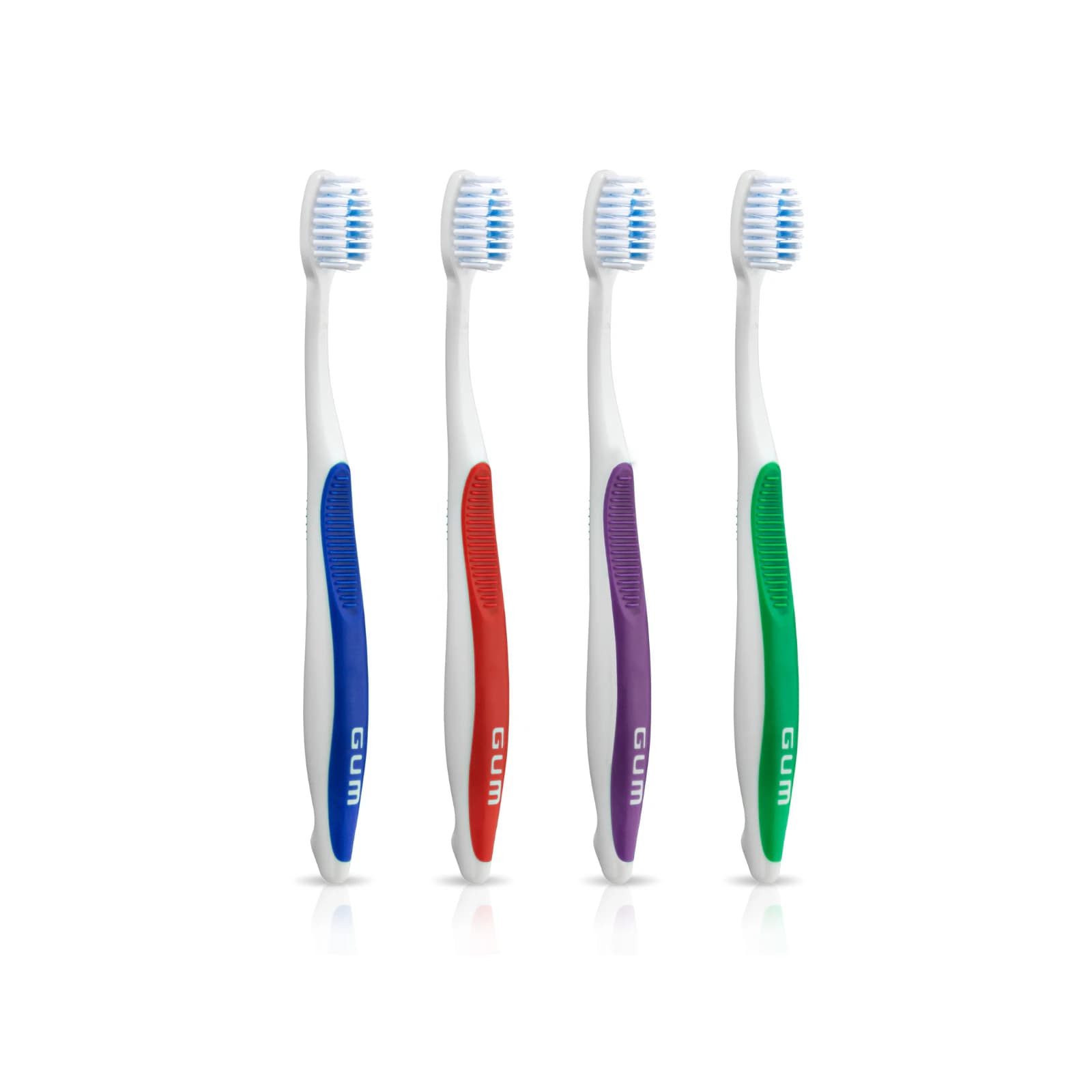 GUM Orthodontic Toothbrush, Soft Nylon, 4-Row V Trim, 12/Box, 124PD thumbnail 12