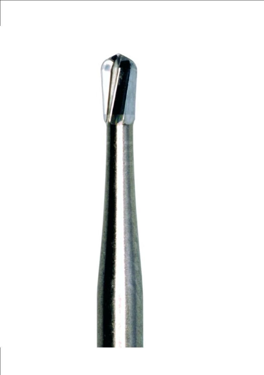 SS White FG #330L Long Pear Carbide Bur, Friction Grip, 100/Pk, 13300 thumbnail 3