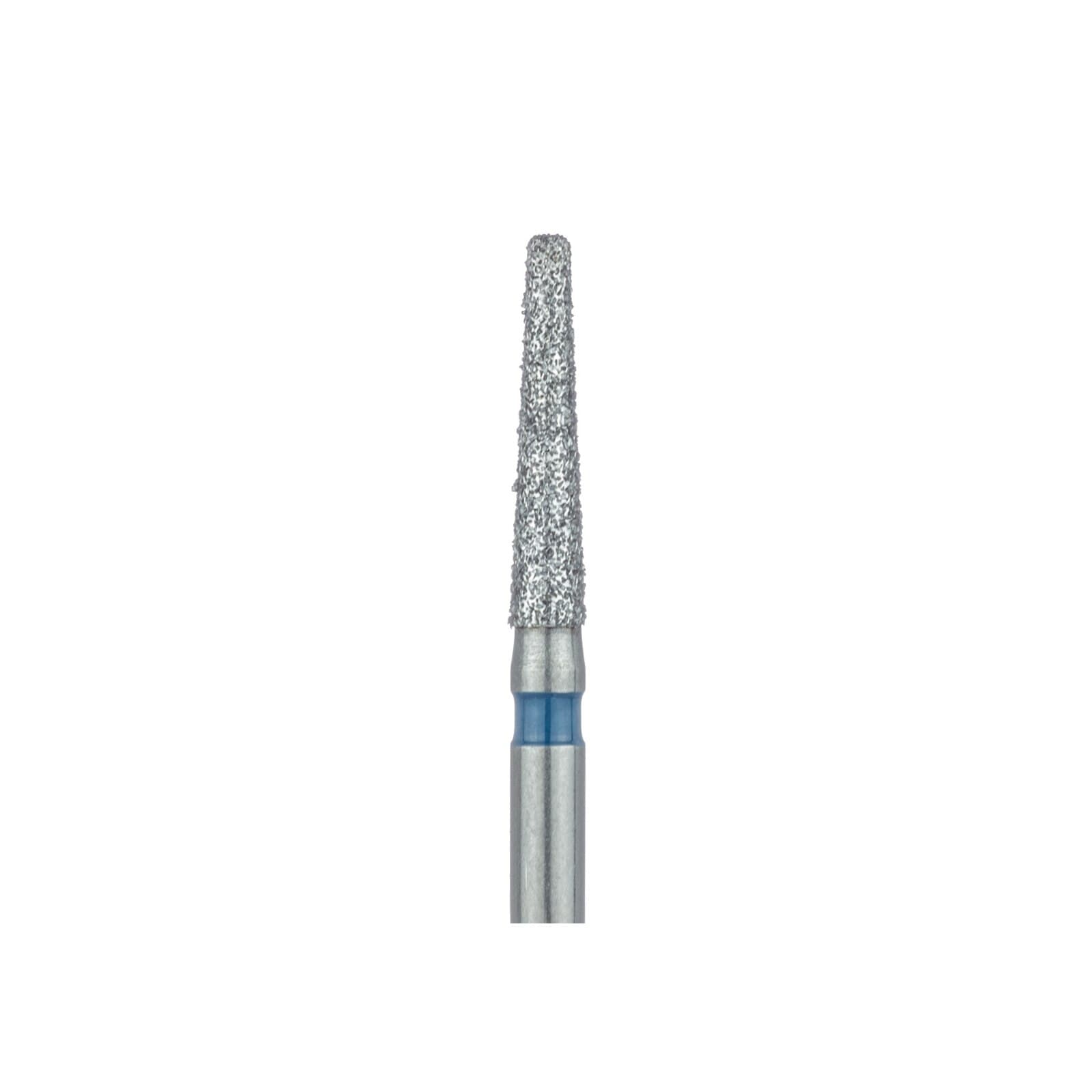 Meisinger 849-016-FG Diamond Bur, Round End Tapered, Medium Grit, Blue Ring, FG, 1.6 mm Head Diameter, 6.0 mm Head Length, 5/Pk thumbnail 3
