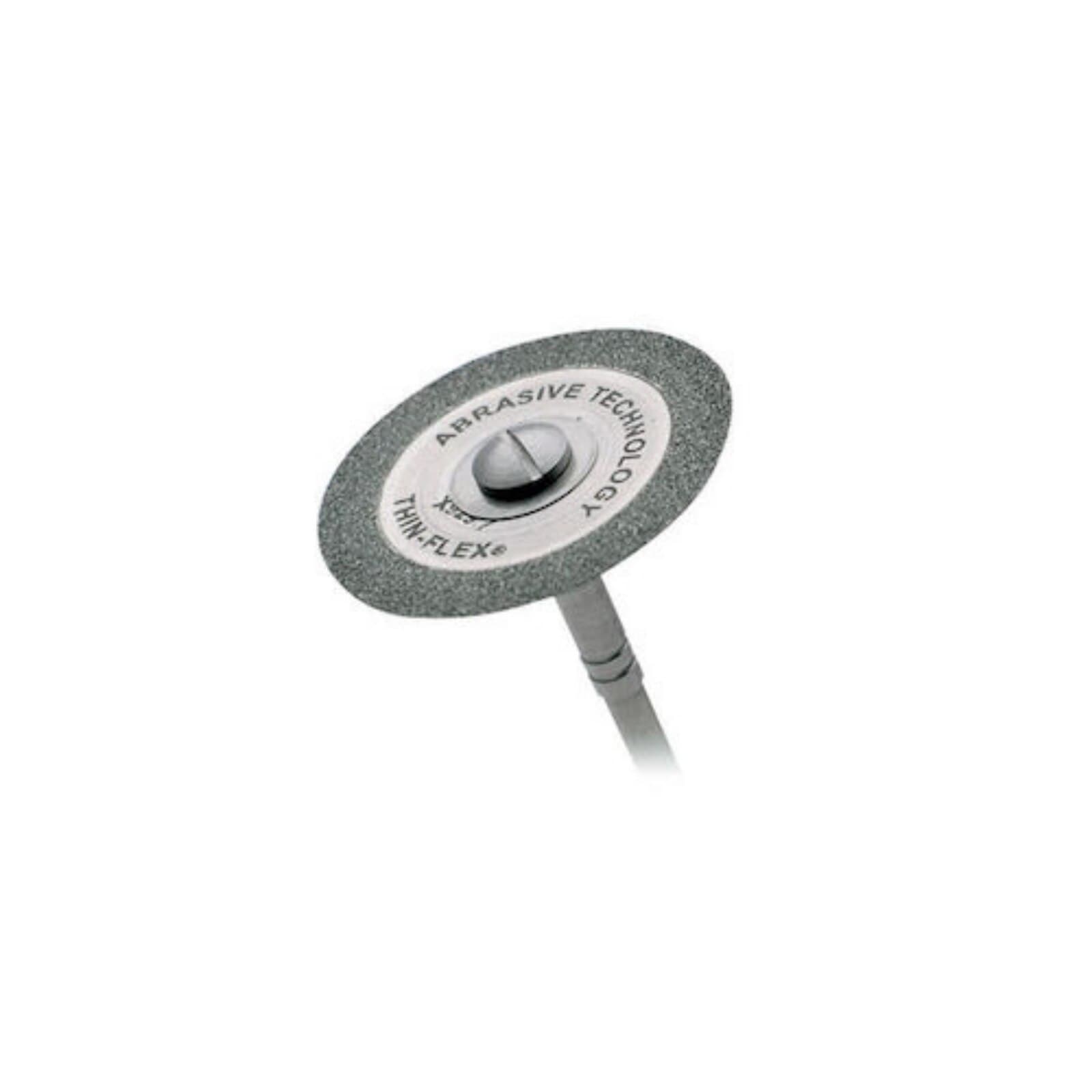 Two Striper Thin-Flex Diamond Disc, Single-Sided, 926-7, 0.10 mm Thick, 45 Micron, 7/8" Diameter, Yellow, 1/Pkg, 2012633 thumbnail 3