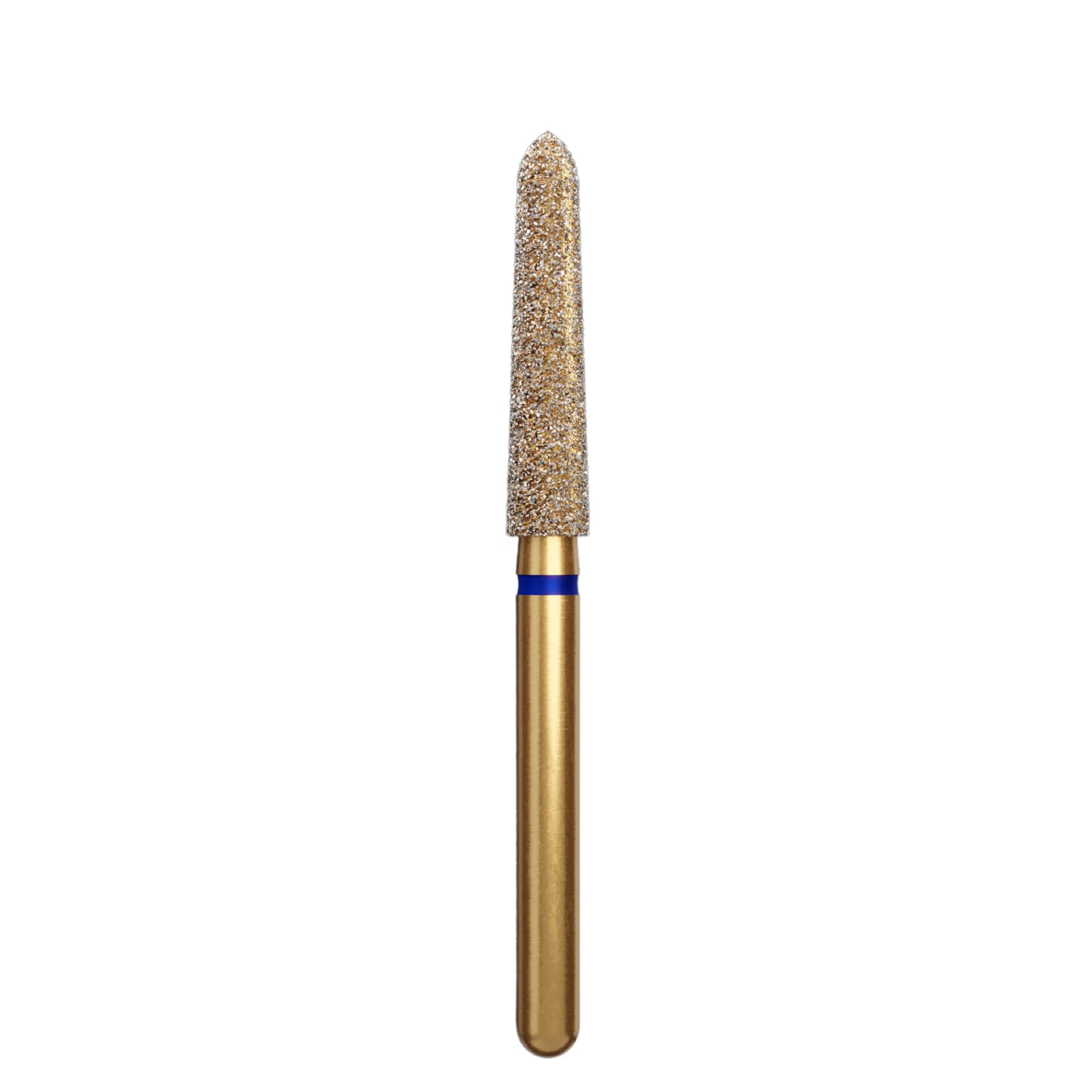 Alpen Multilayer Diamond Bur FG 879K-023, Coarse Grit, Curettage/Pointed Taper, 2.3 mm Diameter, 10.0 mm Length, 5/Pk - Alpen Multilayer Diamonds FG 879K-023 Coarse 5/Pk - Image 1