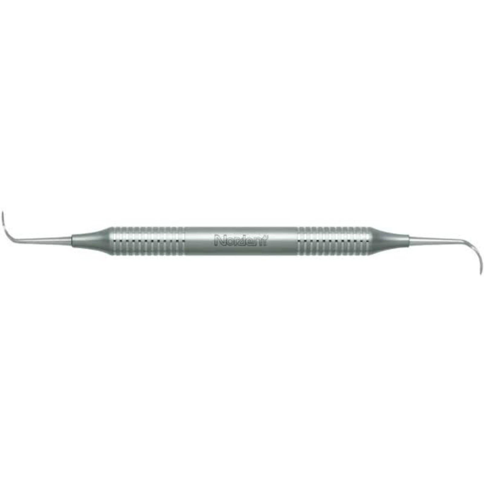 Nordent #2 Offset Universal Sickle Posterior Scaler, Double-End, DuraLite Round Handle, RESCN2 thumbnail 2
