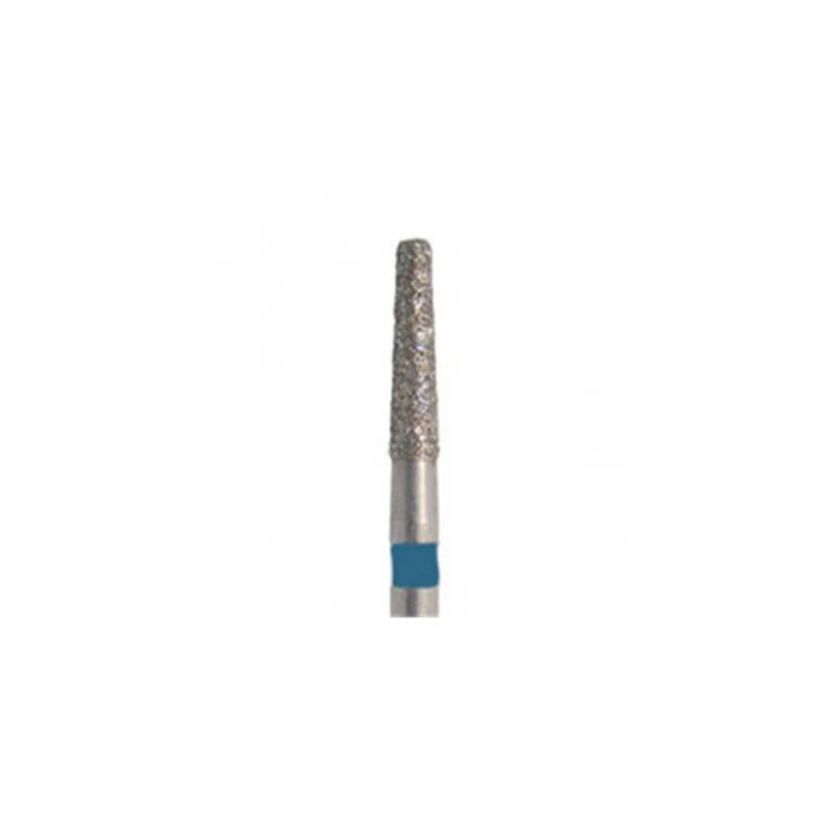 Meisinger 846-016-FG Diamond Bur, Medium Grit, Flat End Taper, Friction Grip, 1.6 mm Head Diameter, 6.0 mm Head Length, Blue Ring, 5/Pkg thumbnail 3