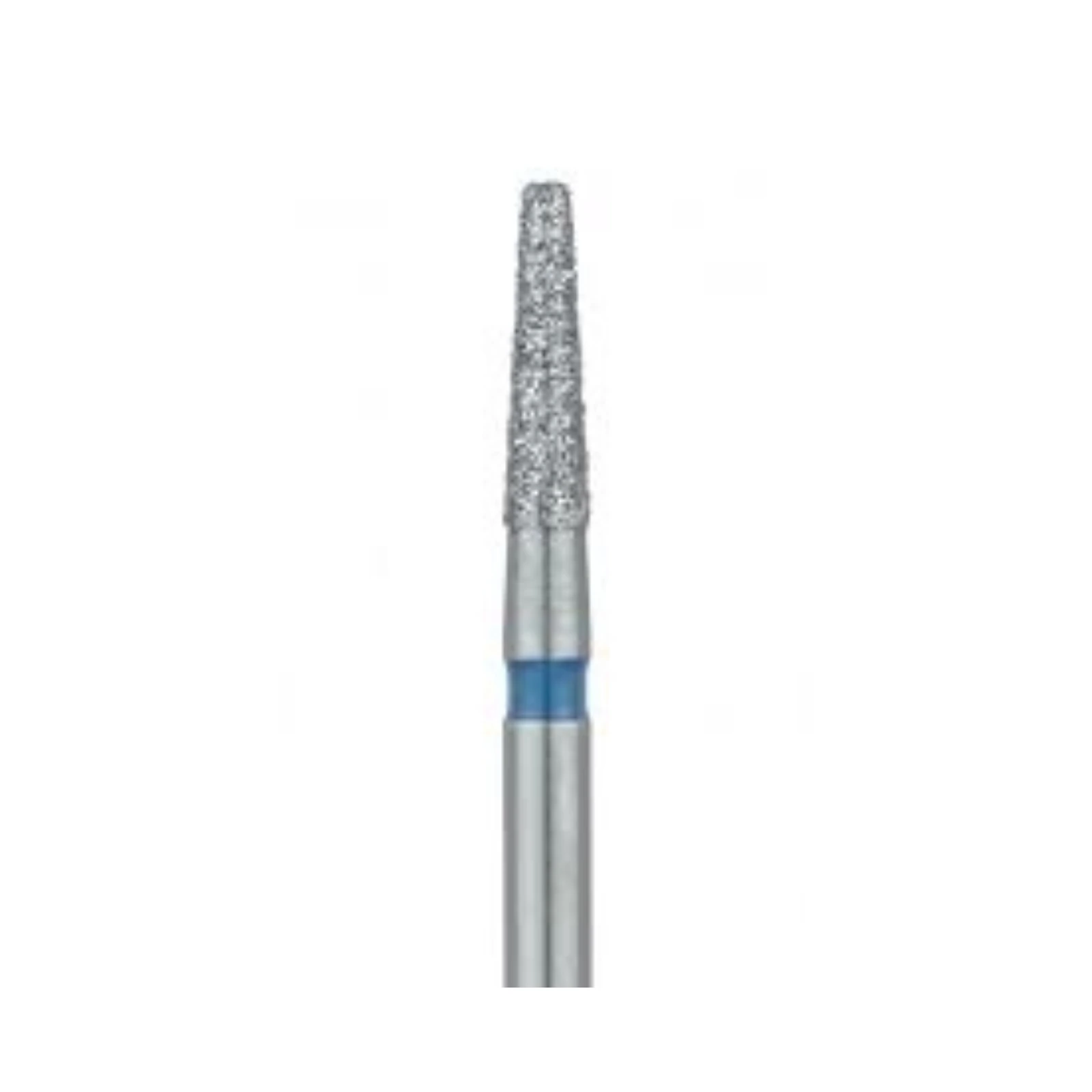 Meisinger 846-014-FG Multi-Use Diamond Bur, Flat End Tapered, Medium Grit (Blue Ring), 1.4 mm Head Diameter, 6.0 mm Working Length, Friction Grip, 5/Pack thumbnail 3