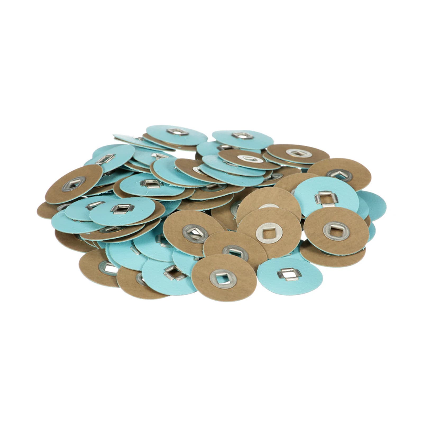 3M Sof-Lex Contouring and Polishing Discs, Square Eyelet Center, 5/8" (0.625"), Superfine, Light Blue, 100/Pk, 1958SF thumbnail 6