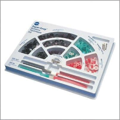 Shofu Super-Snap X-Treme Polishing Disks, Fine (Green), Mini 8 mm, Double-Sided Aluminum Oxide, 50/Box, L531 thumbnail 8