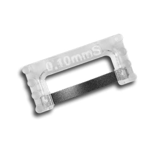 ContacEZ IPR Plus Interproximal Strips, Single-Sided, Fine-Coarse, Diamond, Serrated, Clear, 0.10mm, 8/Pk, 32208 thumbnail 2