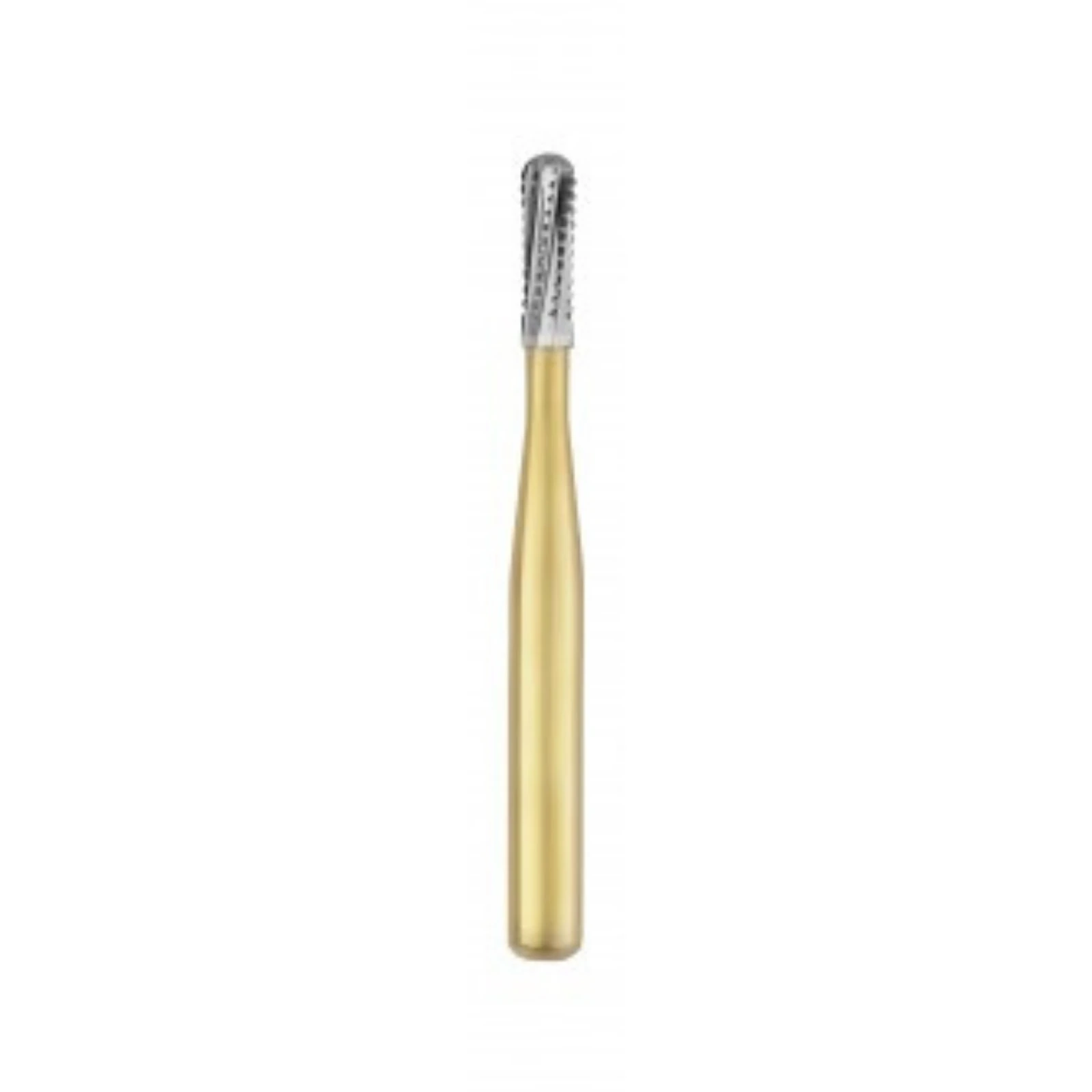 Great White Gold Series Carbide Bur, FGSS, Straight Fissure Round End Cross Cut, #GW2S, 1.2 mm Diameter, 3.8 mm Head Length, 10/Pk, 15064 thumbnail 3
