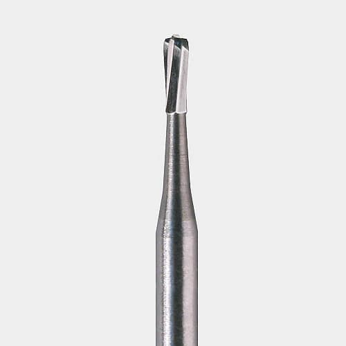 SS White FG #1156 Carbide Bur, Straight Fissure Round End, Plain Crosscut, 0.8 mm Diameter, 3.5 mm Head Length, Friction Grip, 100/Pkg thumbnail 2
