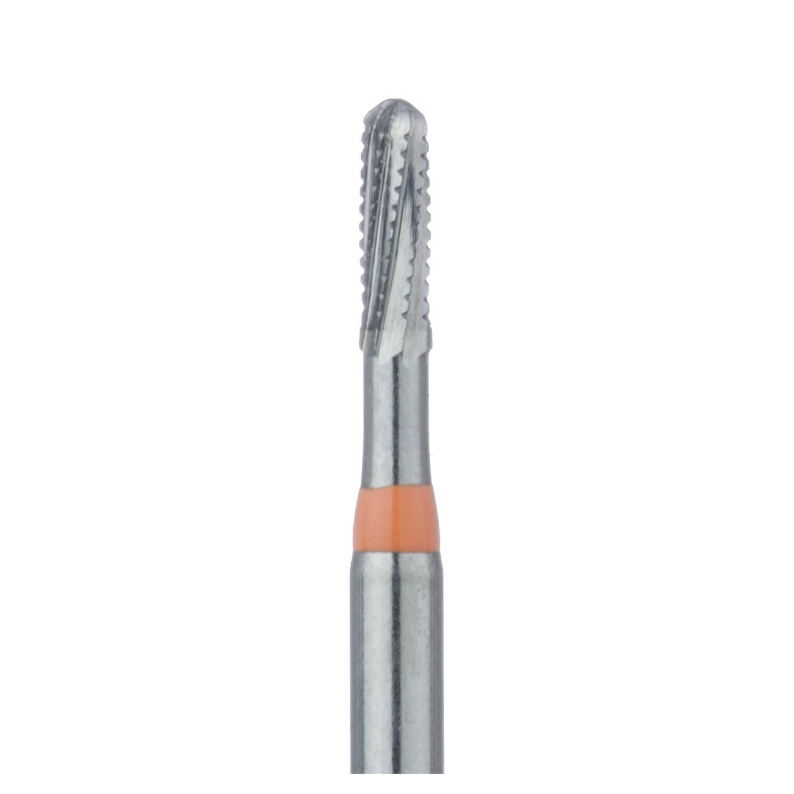 Meisinger Tungsten Carbide Crown Cutter Bur, HM31C-012-FG, 1.2 mm Diameter, Round End, Crosscut, Friction Grip, 5/Pkg thumbnail 2