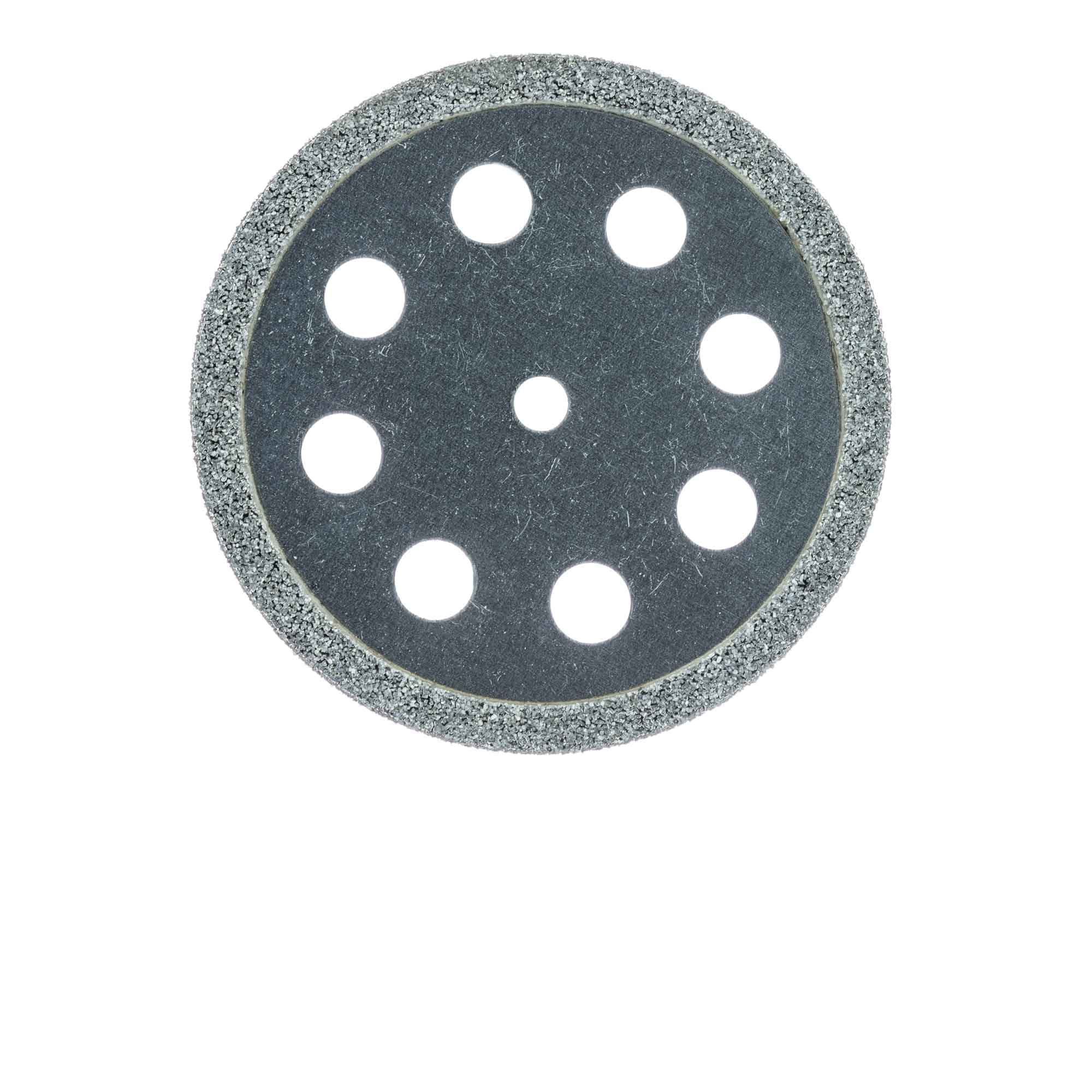 Meisinger 911D-220 Double Sided Edge Perforated Diamond Disc, Medium Grit, Unmounted, 22mm, 0.5mm Thick, 1/Pk thumbnail 2