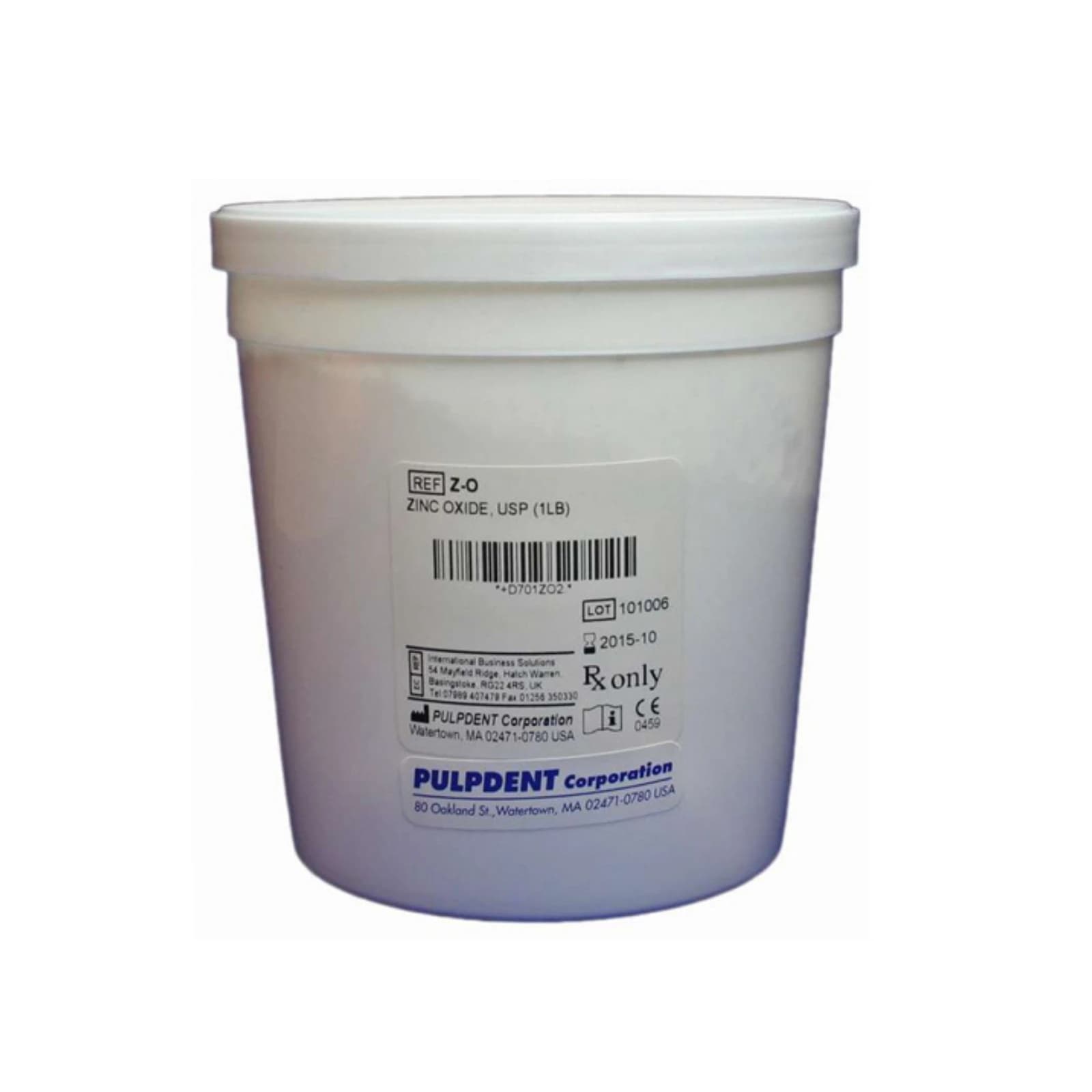 Pulpdent Zinc Oxide USP Powder, 1 lb (454 g) Jar thumbnail 3